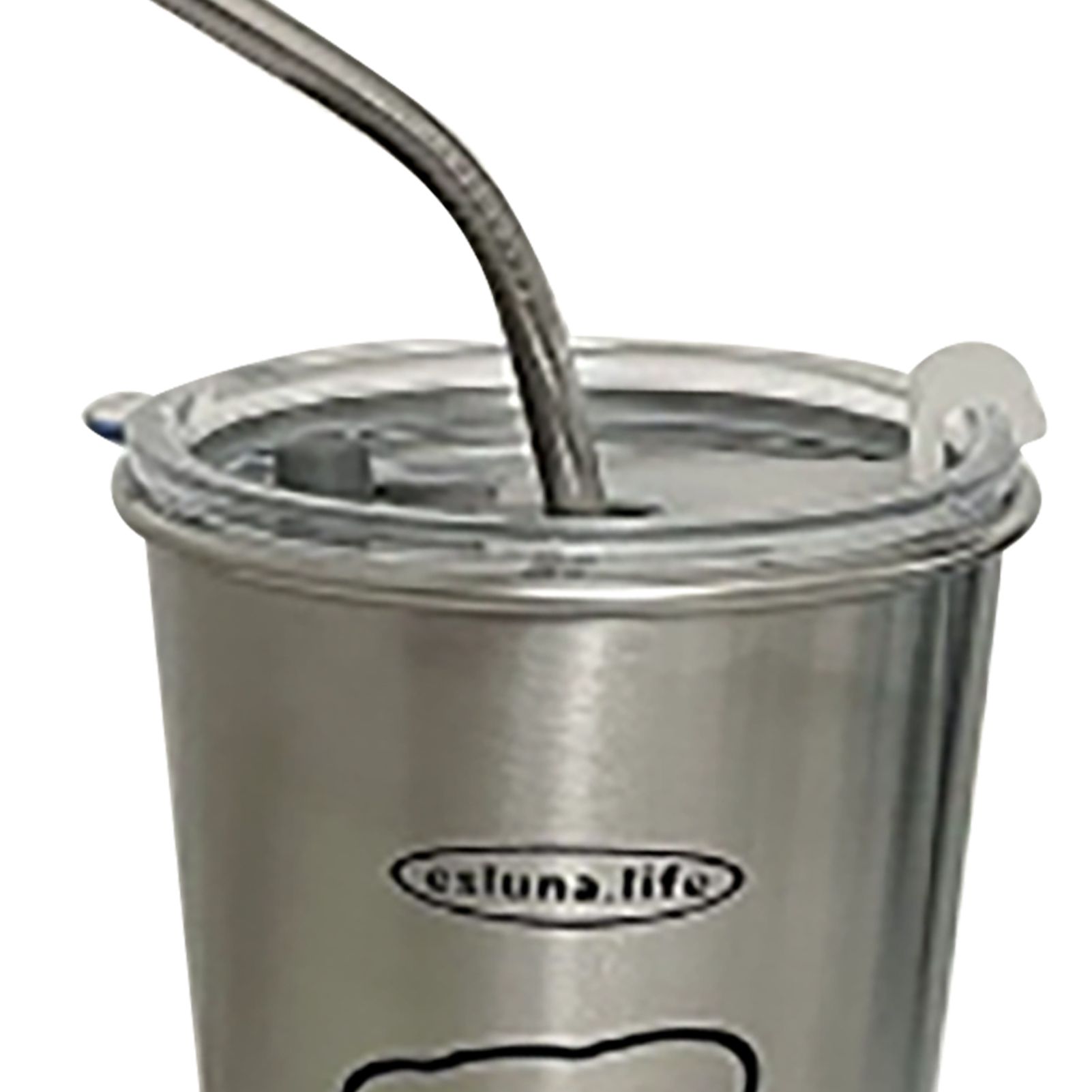 Stainless Steel Cold Tumbler 500ml with Metal Straws Lid Iced Coffee Travel Mug for Coffee Water Tea Loving Dog - Image 8