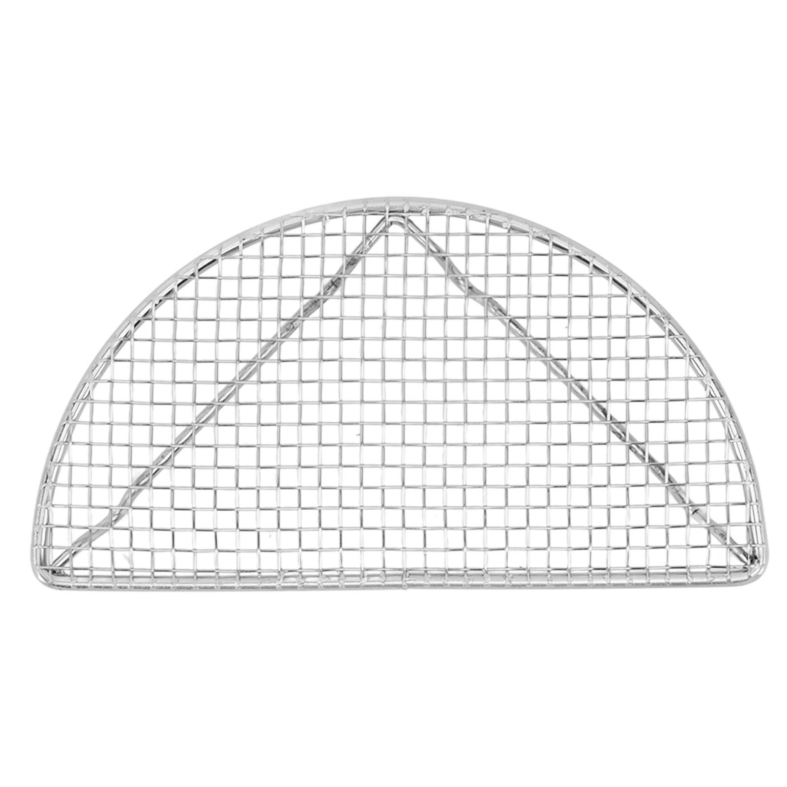 Cooling Racks for Baking Stainless Steel Wire Cooking Rack High Temperature Resistant Oven Safe for Cooking Roasting Grilling Large Semicircle 20CM - Image 1