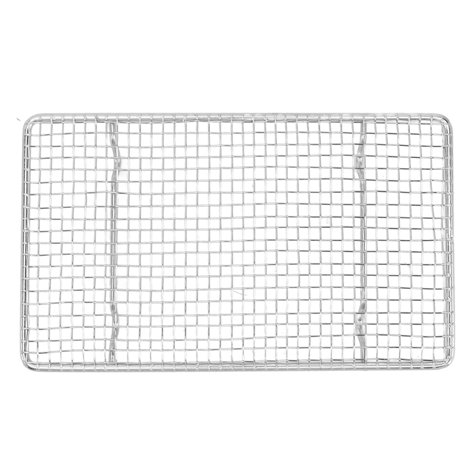 Cooling Racks for Baking Stainless Steel Wire Cooking Rack High Temperature Resistant Oven Safe for Cooking Roasting Grilling Rectangle 19.2CM - Image 1