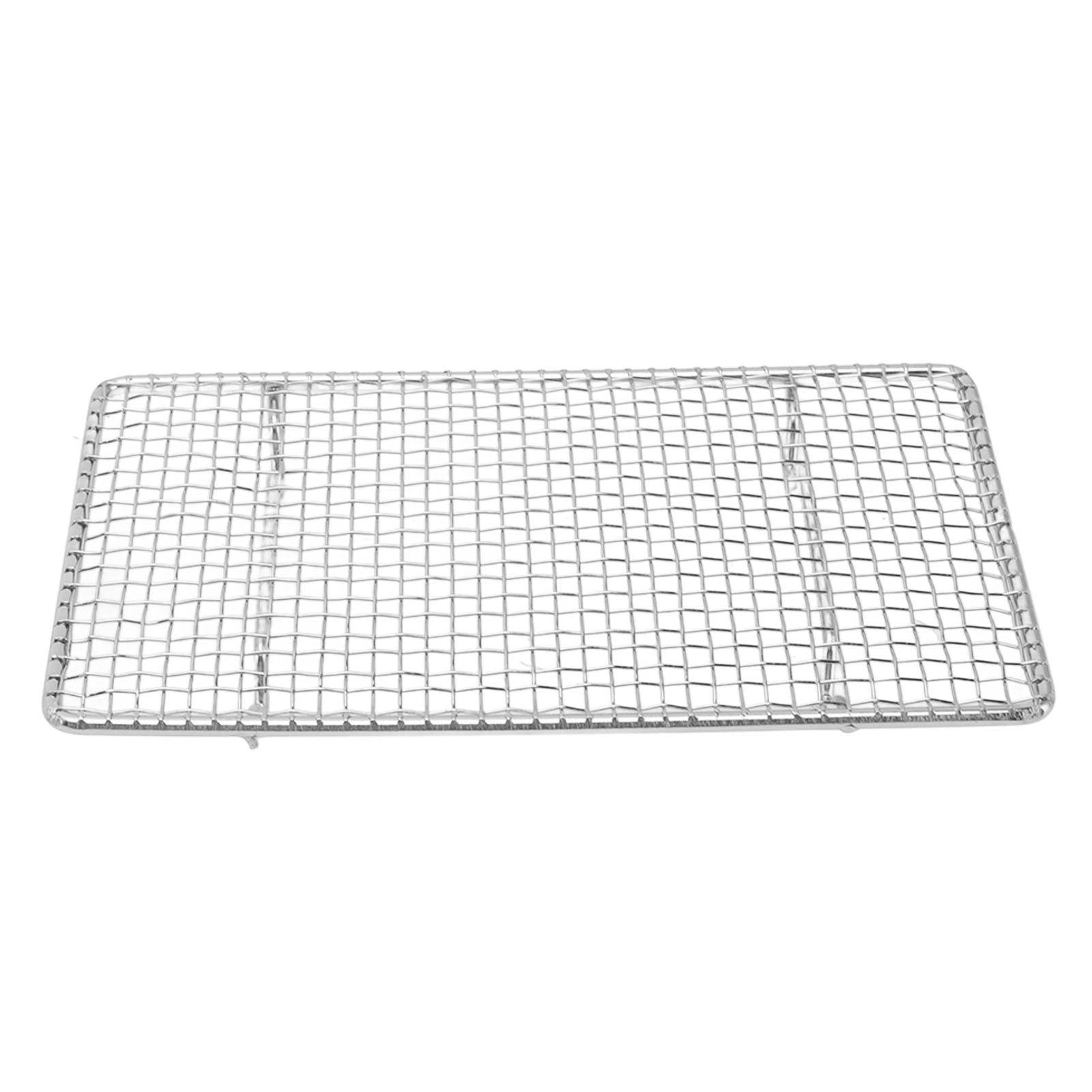 Cooling Racks for Baking Stainless Steel Wire Cooking Rack High Temperature Resistant Oven Safe for Cooking Roasting Grilling Rectangle 19.2CM - Image 2