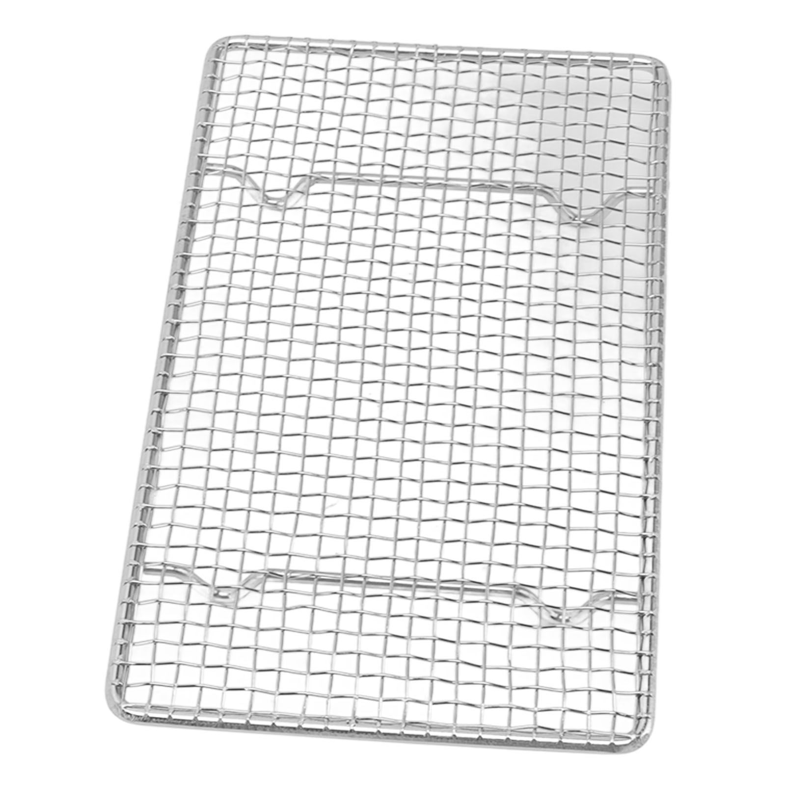Cooling Racks for Baking Stainless Steel Wire Cooking Rack High Temperature Resistant Oven Safe for Cooking Roasting Grilling Rectangle 19.2CM - Image 4