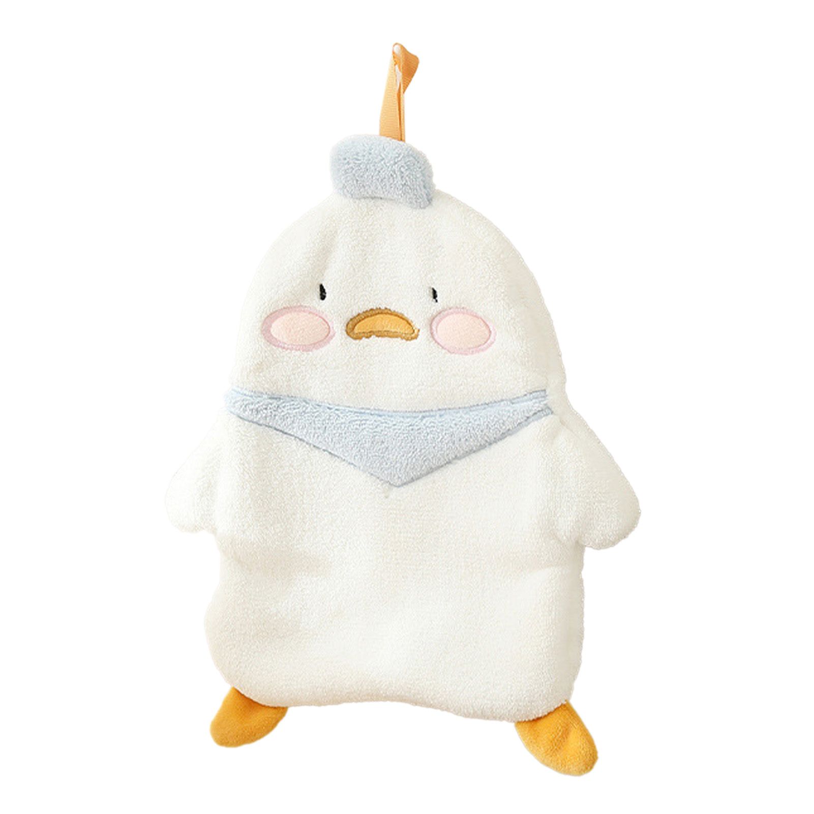 Animal Hand Towel Soft Cute Wall Mounted Dish Cloth Hand Dry Towel for Kitchen Bathroom Duck - Image 3