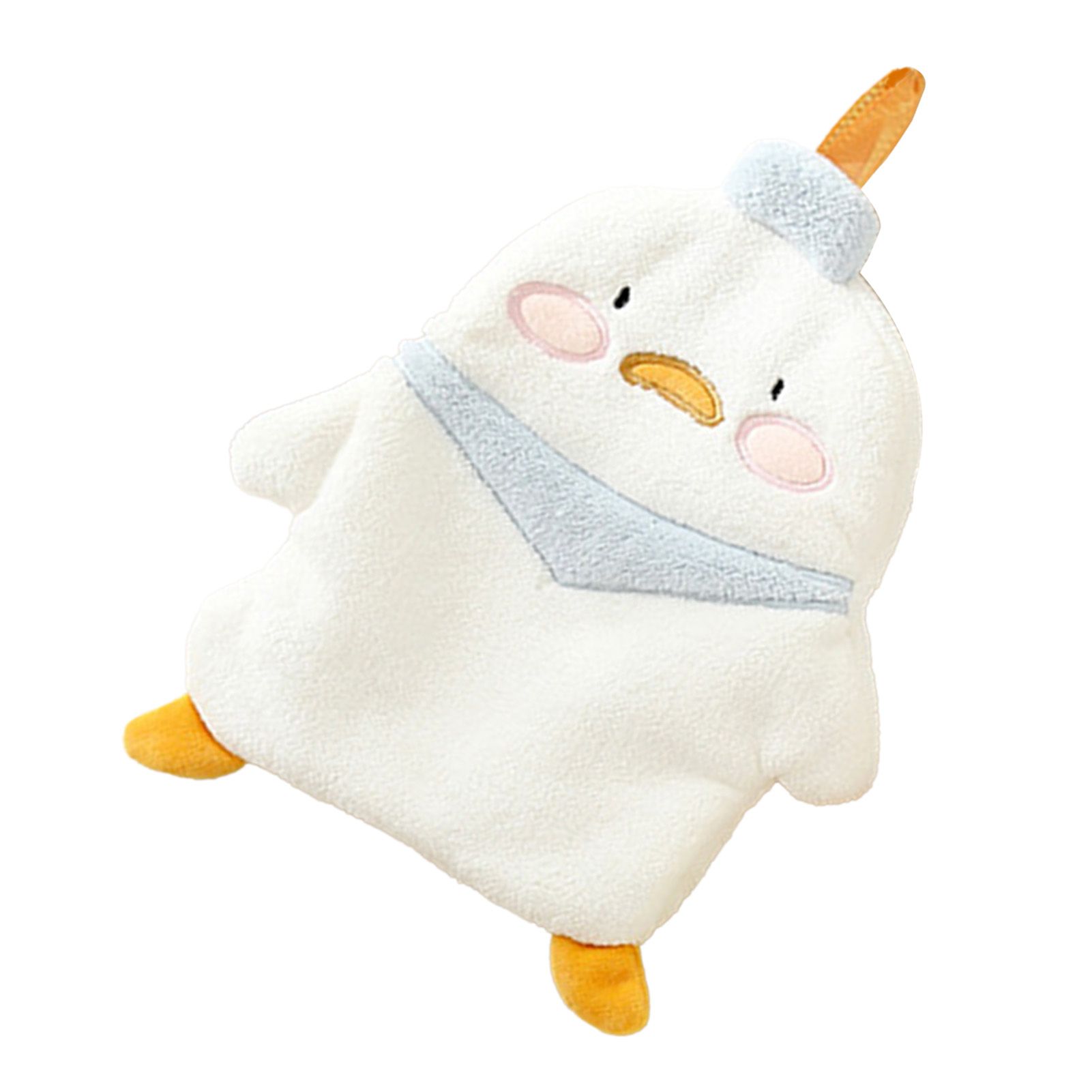 Animal Hand Towel Soft Cute Wall Mounted Dish Cloth Hand Dry Towel for Kitchen Bathroom Duck - Image 4