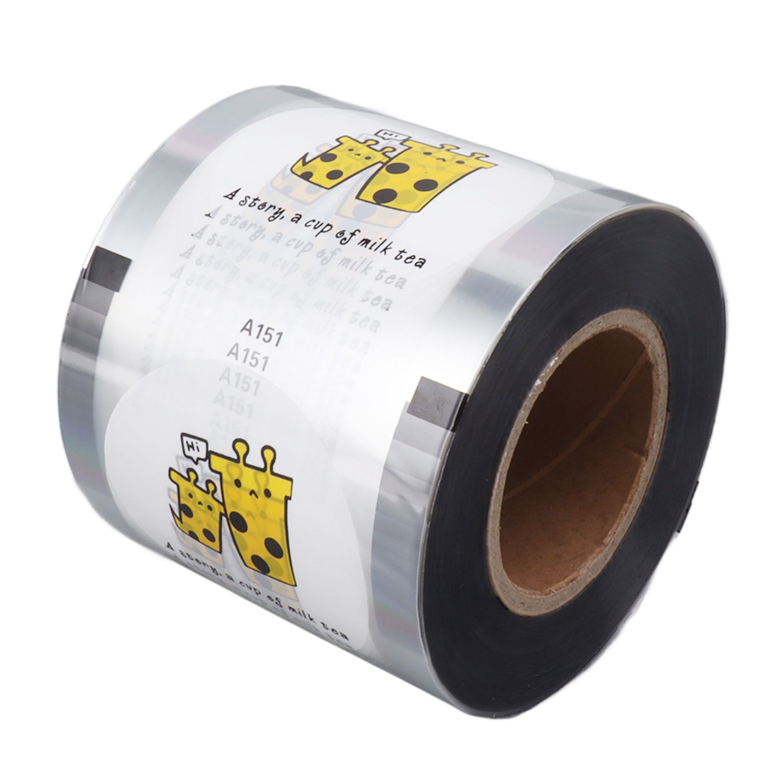 Cup Sealer Film 2000PCS Per Roll CPP Cute Giraffe Pattern Milk Tea Cup Sealing Film for Plastic and Paper Cup 90 to 95mm - Image 4