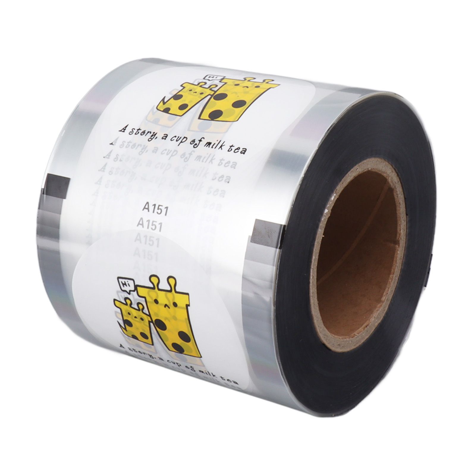 Cup Sealer Film 2000PCS Per Roll CPP Cute Giraffe Pattern Milk Tea Cup Sealing Film for Plastic and Paper Cup 90 to 95mm - Image 5