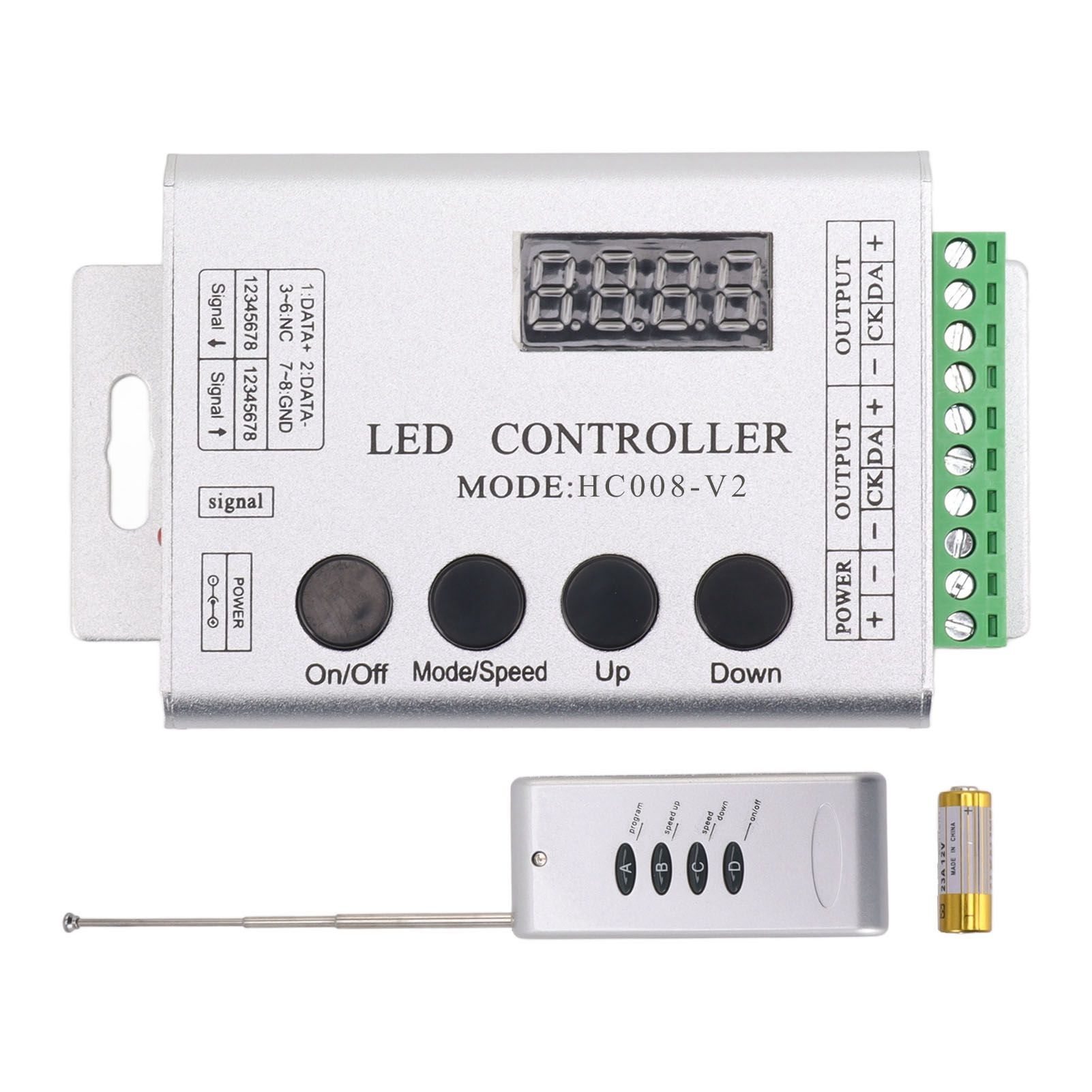 LED RGB Controller SPI Signal Light Strip Controller for 6803 1903 WS2811 WS2812B 5V to 24V - Image 1
