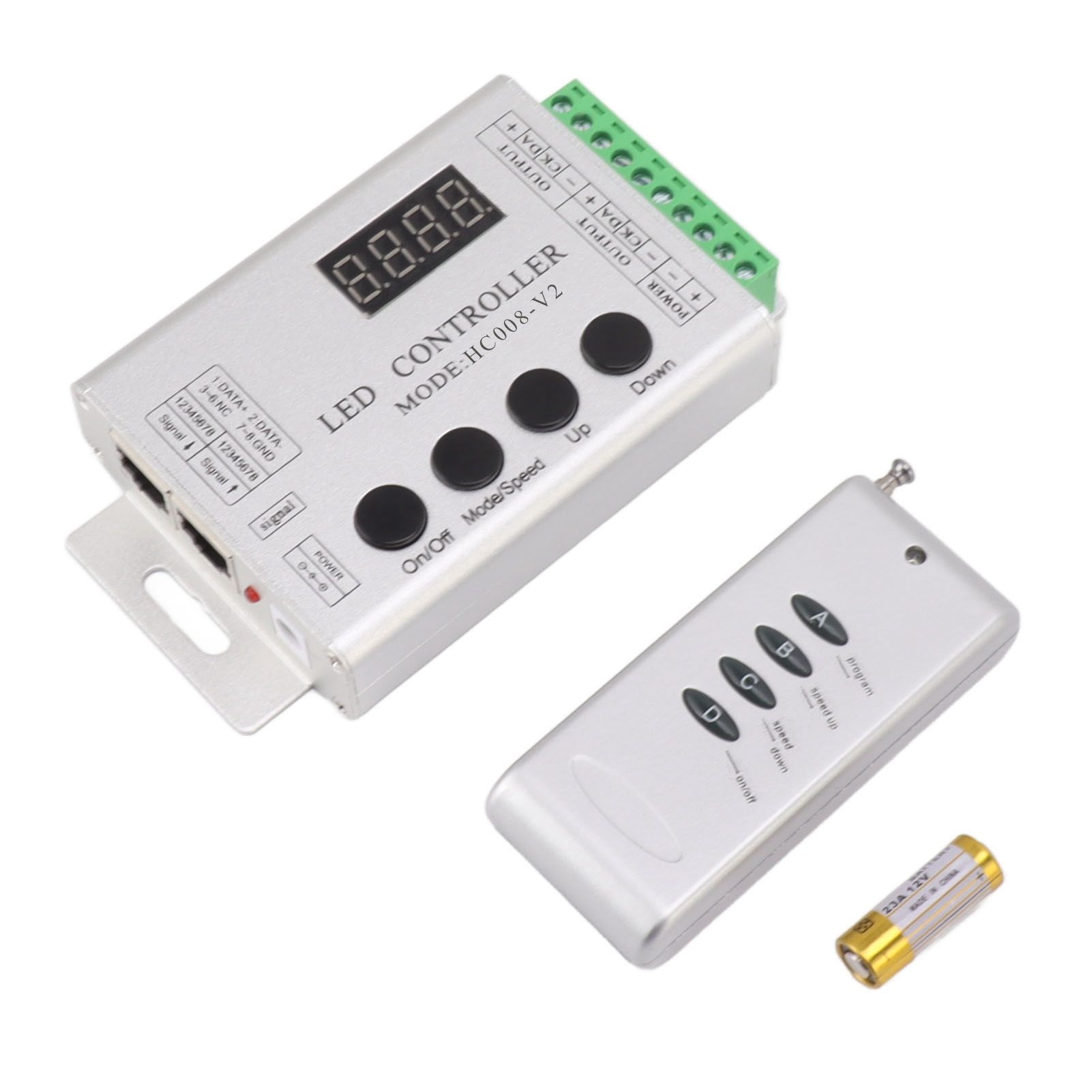 LED RGB Controller SPI Signal Light Strip Controller for 6803 1903 WS2811 WS2812B 5V to 24V - Image 2