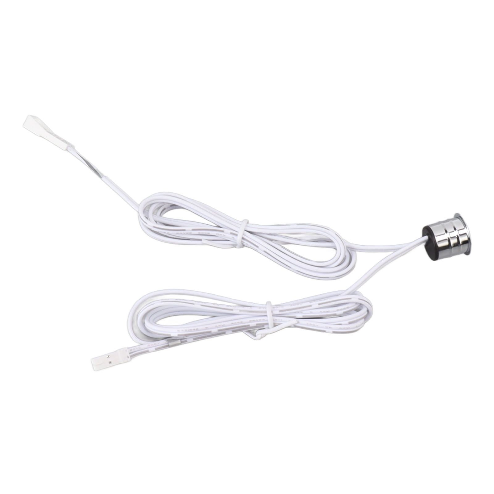 Blue LED Touch Switch Embedded Installation Heat Dissipation Touch Switch for Closet Cabinets Wine Cooler Lights - Image 5