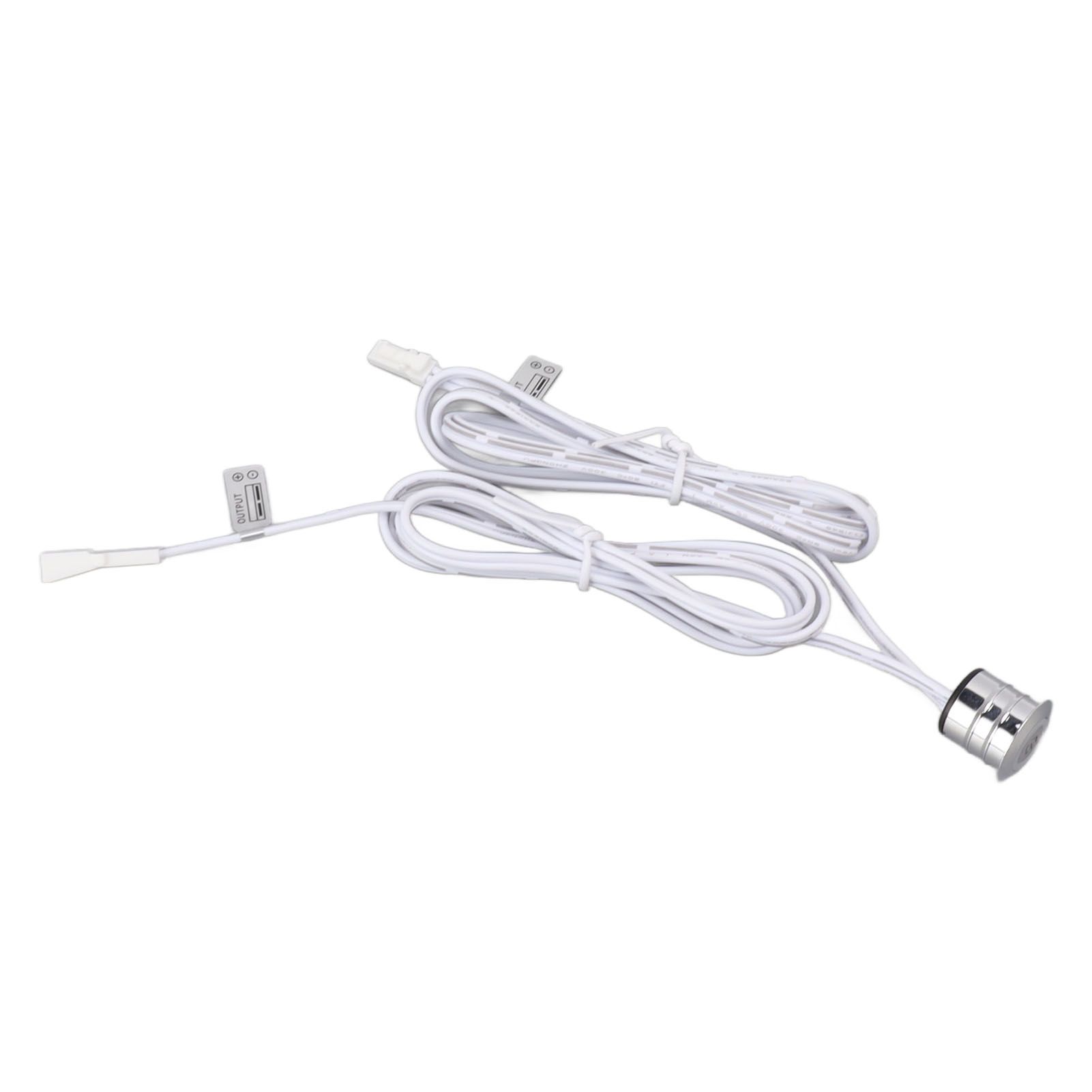 Blue LED Touch Switch Embedded Installation Heat Dissipation Touch Switch for Closet Cabinets Wine Cooler Lights - Image 6
