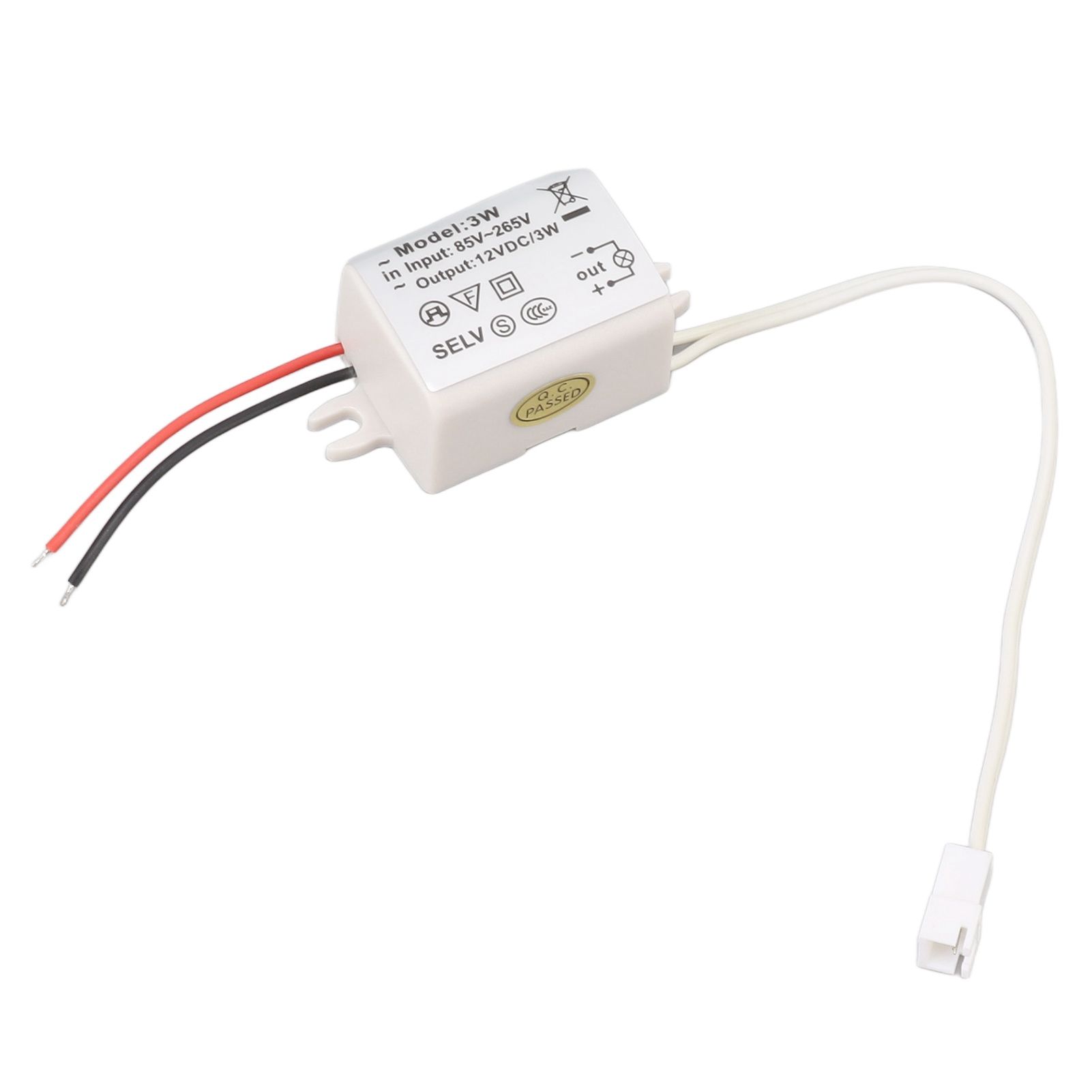 LED Drive Power Adapter DC12V 3W Compact Over Voltage Protection for LED Strip Lights LED Bulbs Industrial Lights - Image 3