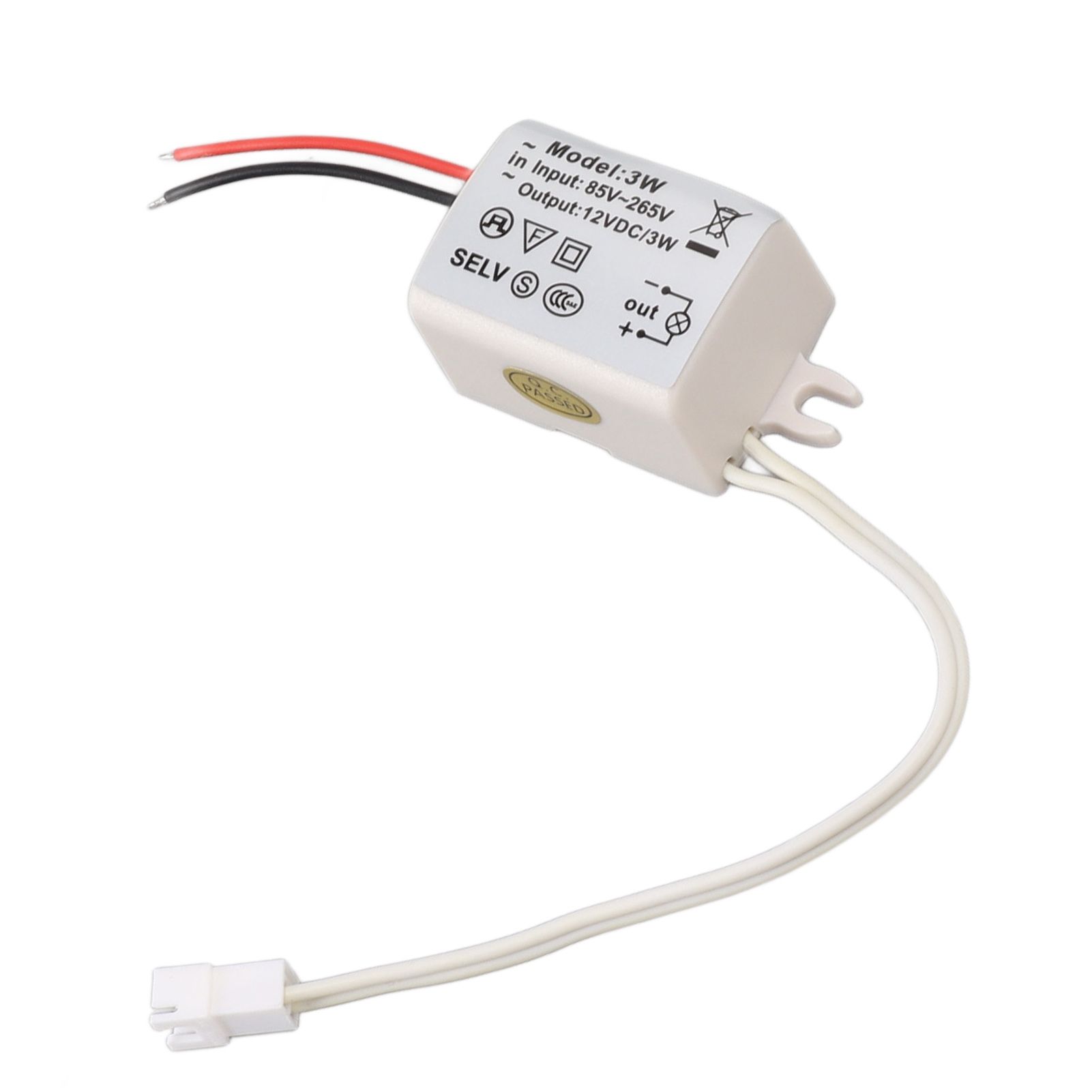 LED Drive Power Adapter DC12V 3W Compact Over Voltage Protection for LED Strip Lights LED Bulbs Industrial Lights - Image 4