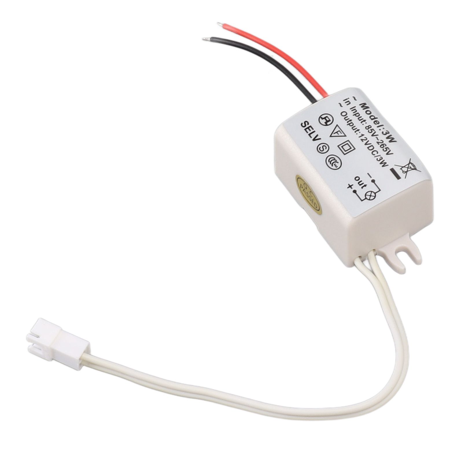 LED Drive Power Adapter DC12V 3W Compact Over Voltage Protection for LED Strip Lights LED Bulbs Industrial Lights - Image 6