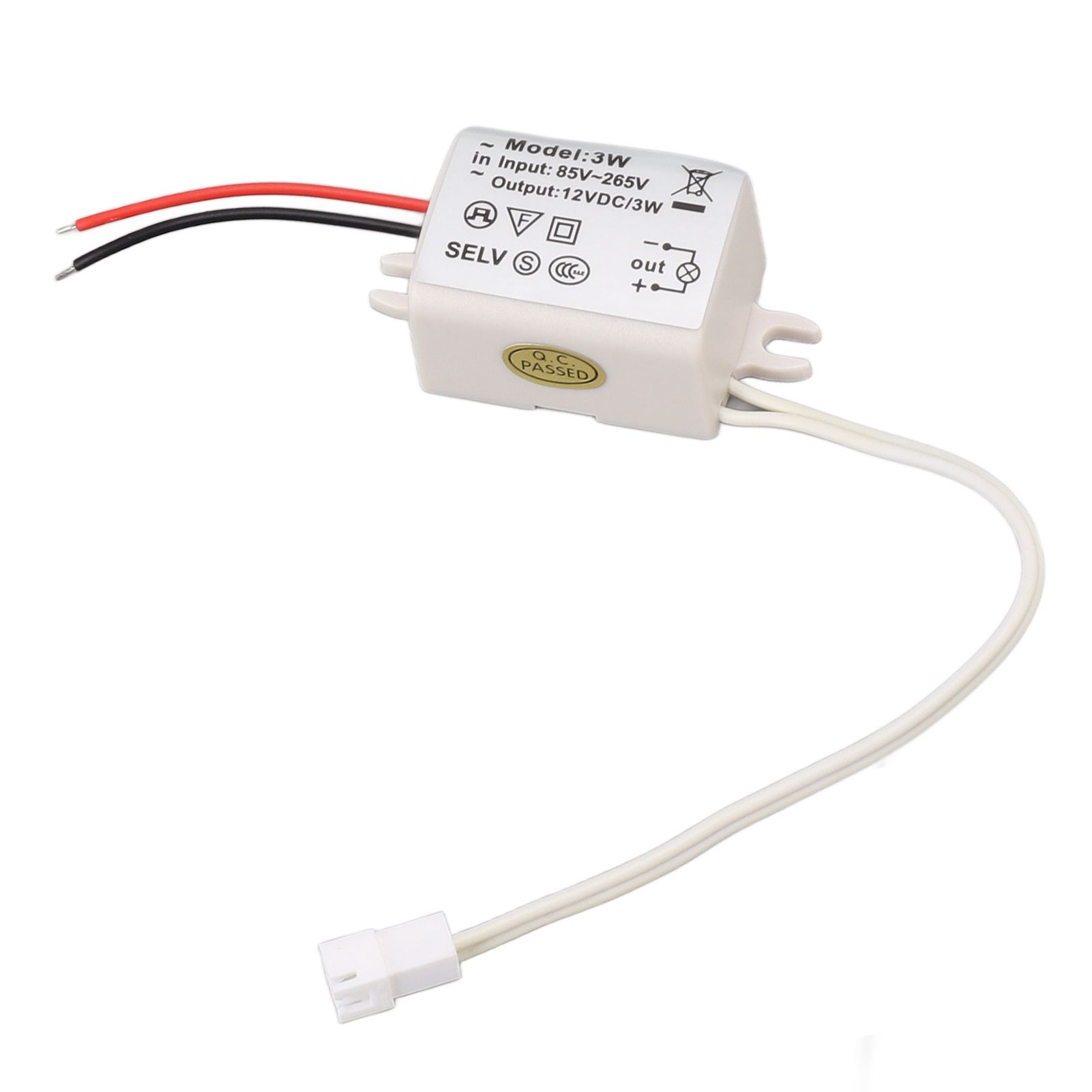 LED Drive Power Adapter DC12V 3W Compact Over Voltage Protection for LED Strip Lights LED Bulbs Industrial Lights - Image 7