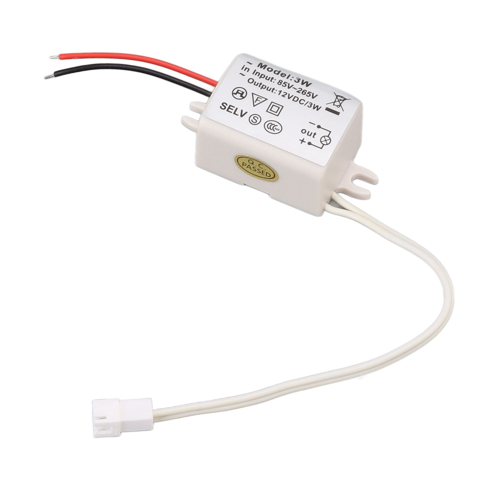 LED Drive Power Adapter DC12V 3W Compact Over Voltage Protection for LED Strip Lights LED Bulbs Industrial Lights - Image 8