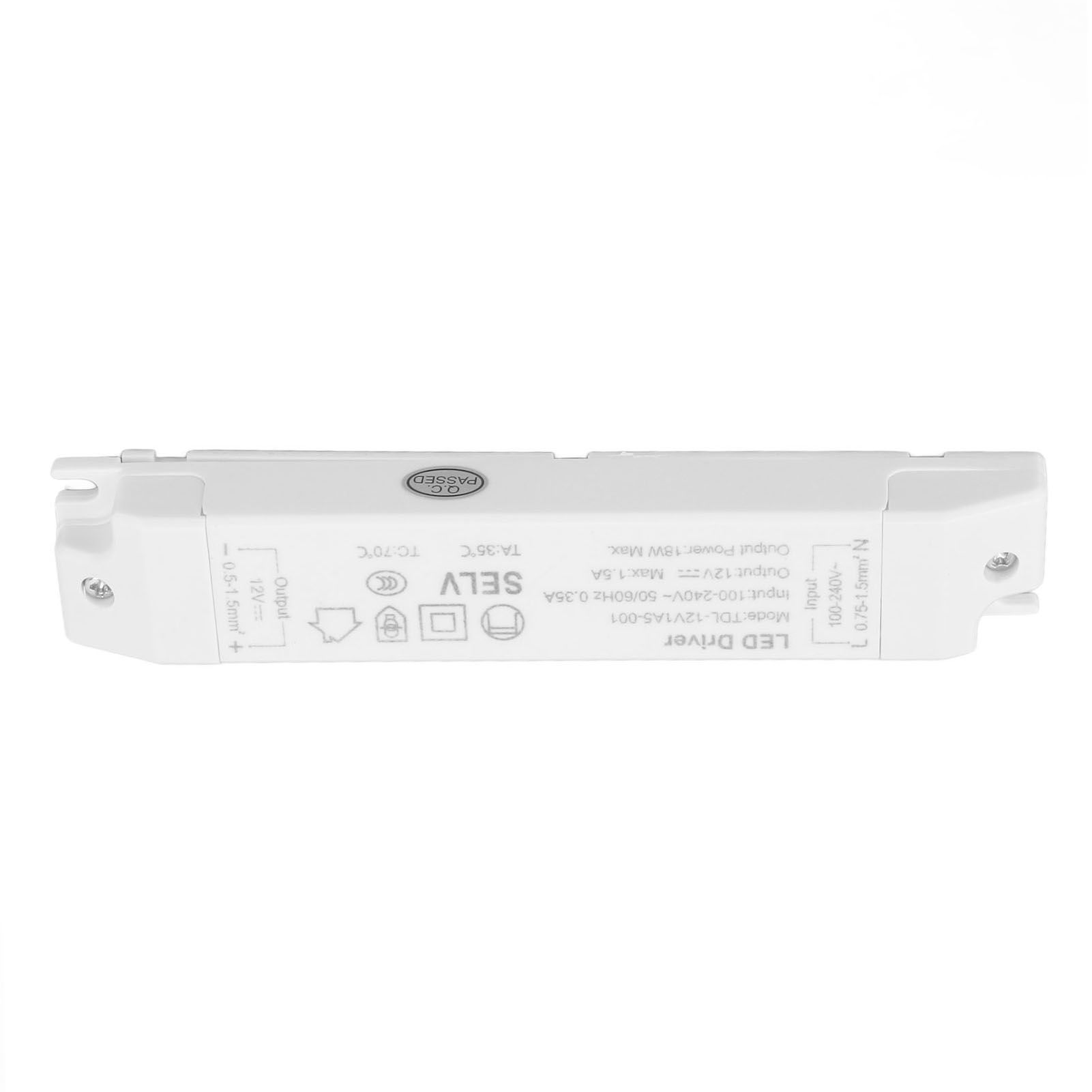 18W LED Transformer Driver DC12V 1.5A ABS Multi Protections LED Power Supply for Home AC100‑240V - Image 2
