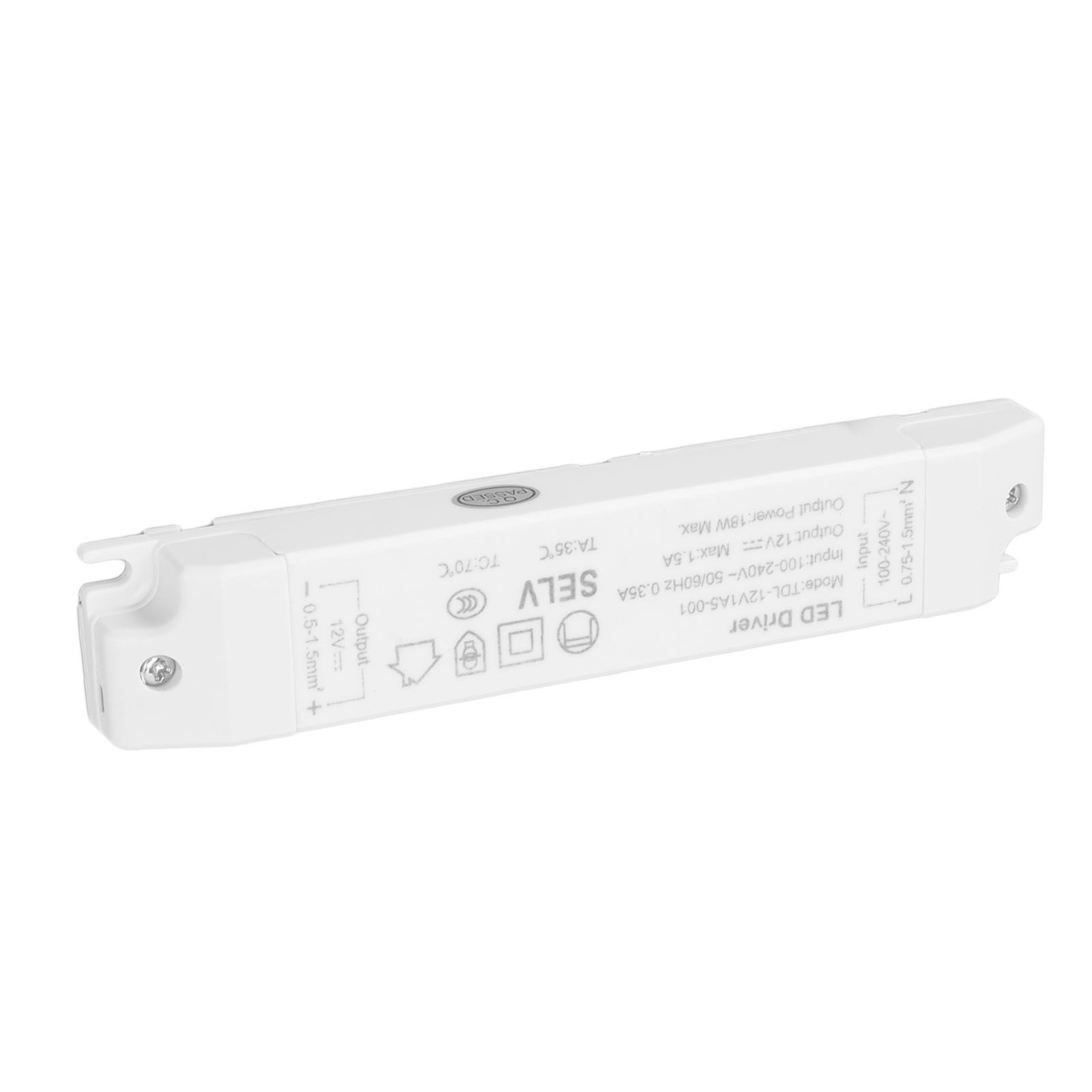 18W LED Transformer Driver DC12V 1.5A ABS Multi Protections LED Power Supply for Home AC100‑240V - Image 3