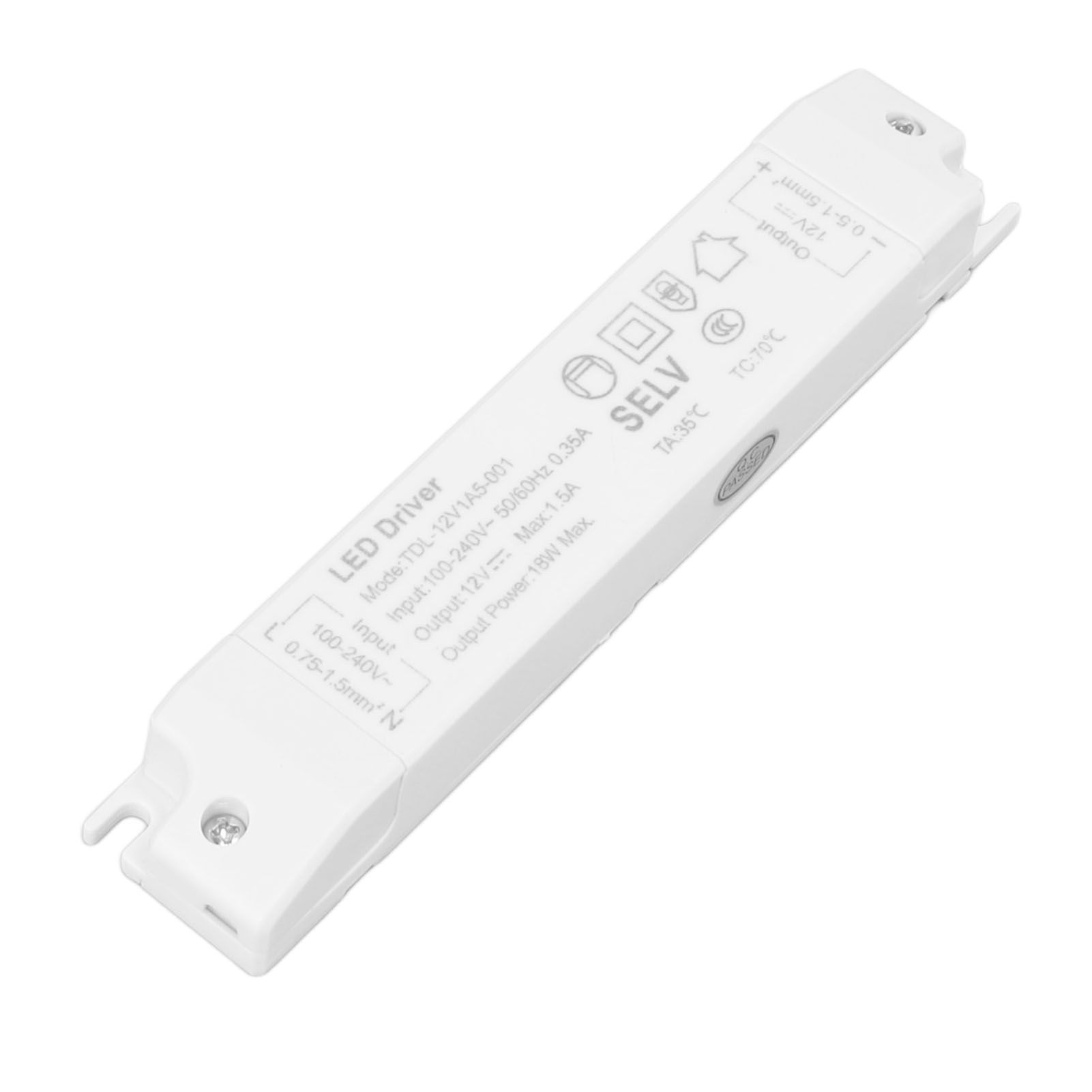 18W LED Transformer Driver DC12V 1.5A ABS Multi Protections LED Power Supply for Home AC100‑240V - Image 6