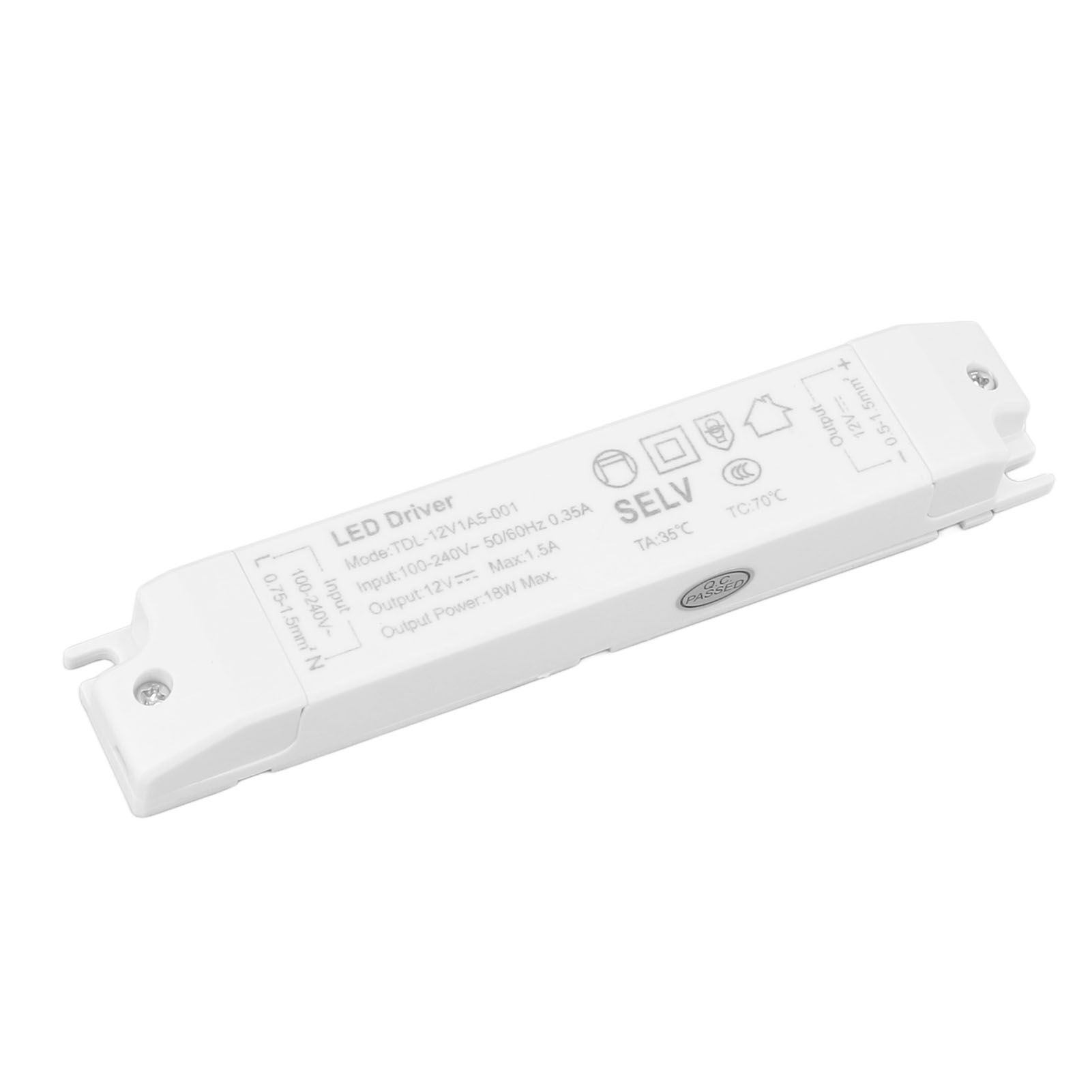 18W LED Transformer Driver DC12V 1.5A ABS Multi Protections LED Power Supply for Home AC100‑240V - Image 7