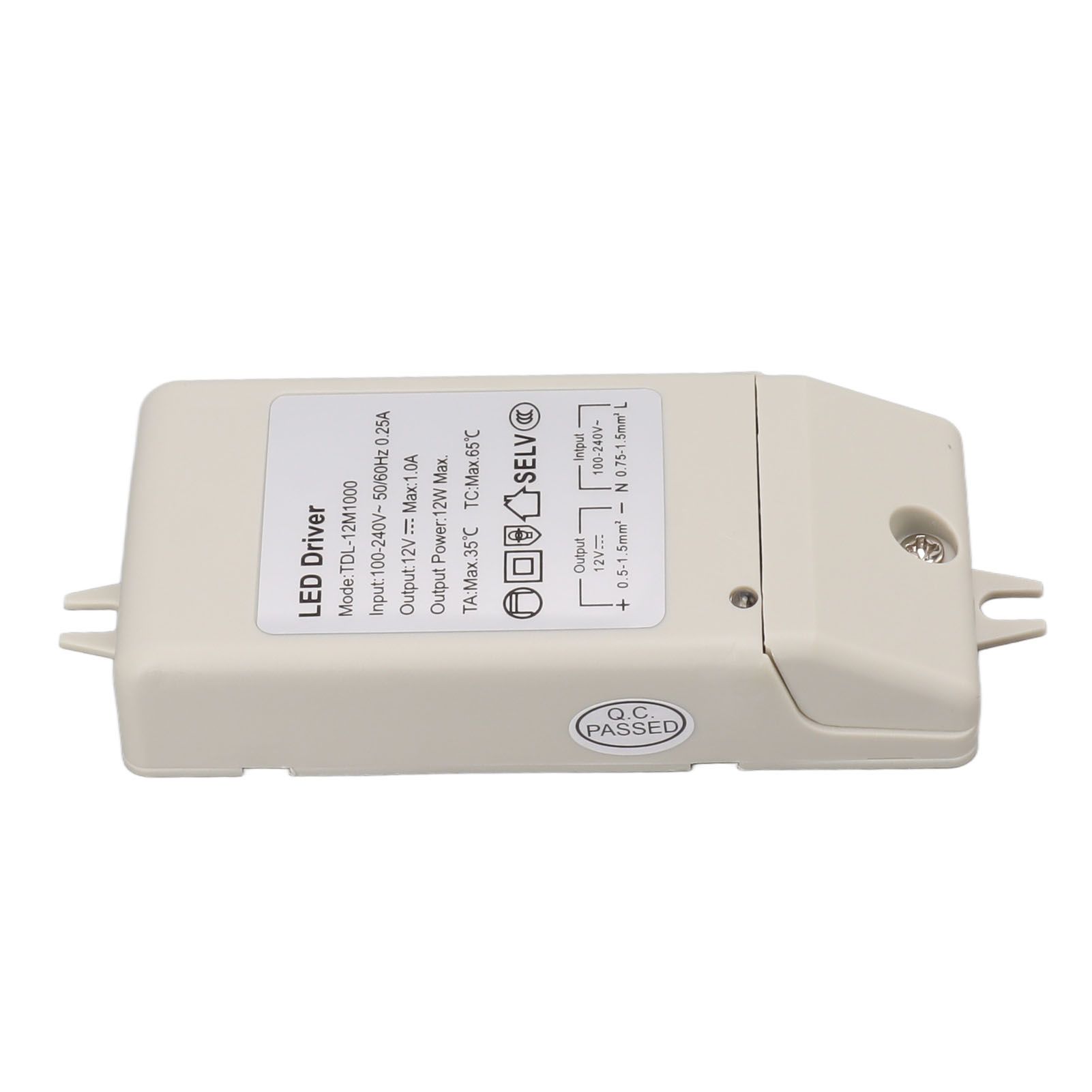 12W DC 12V 1A LED Driver LED Constant Current Drive Power Supply for LED Strip Light AC 100‑240V TDL 12M1000 - Image 3