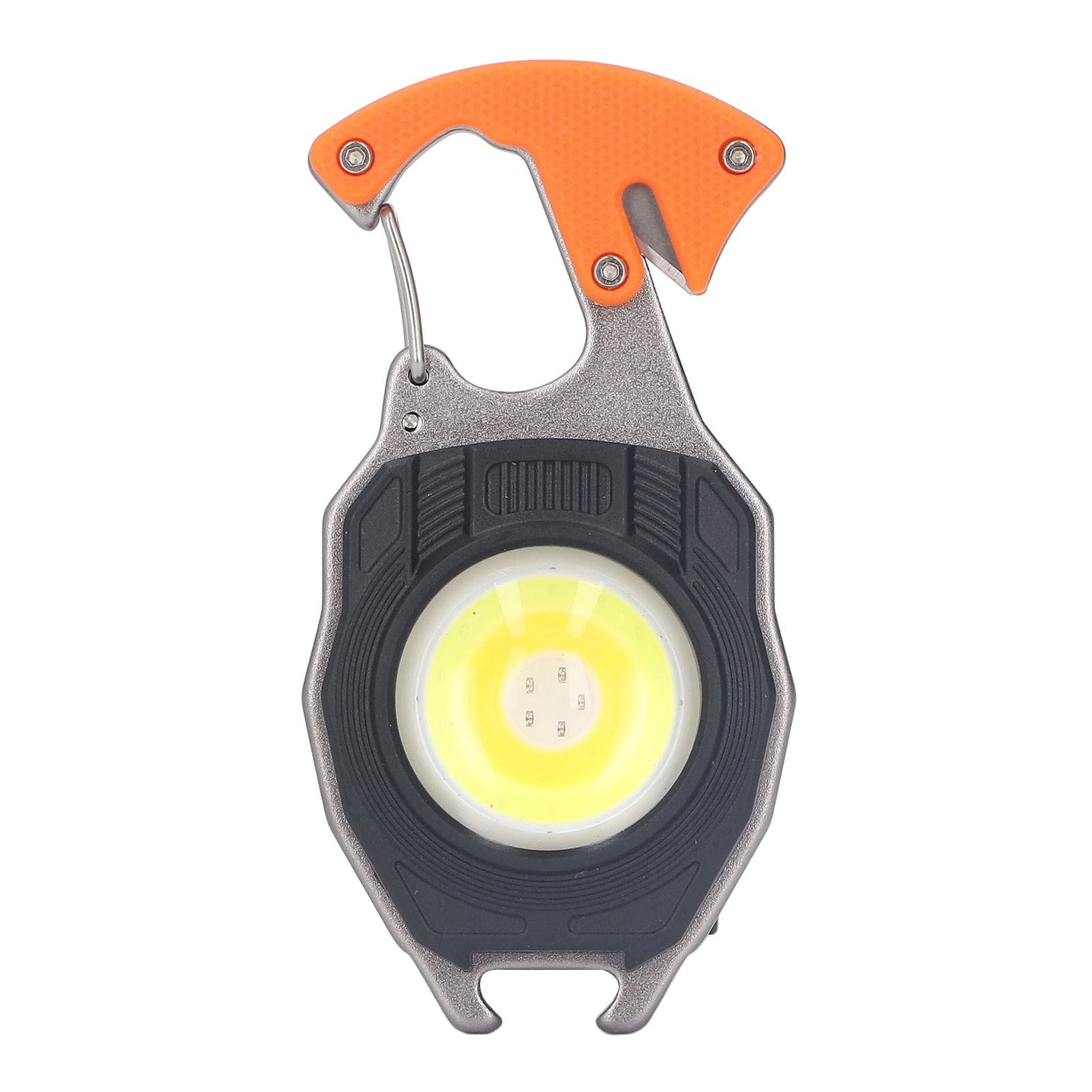 LED Keychain Flashlight Multifunctional Type C Mini Emergency Work Light Pocket Light with Bottle Opener Lighter - Image 5