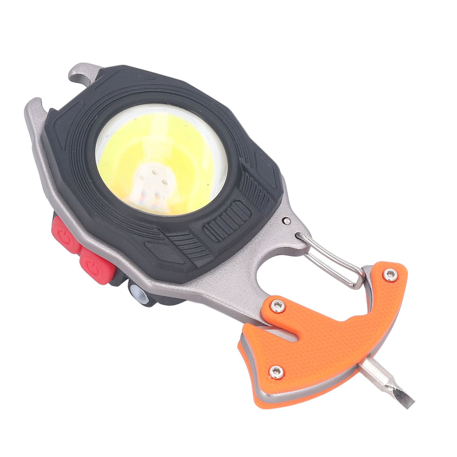 LED Keychain Flashlight Multifunctional Type C Mini Emergency Work Light Pocket Light with Bottle Opener Lighter - Image 6