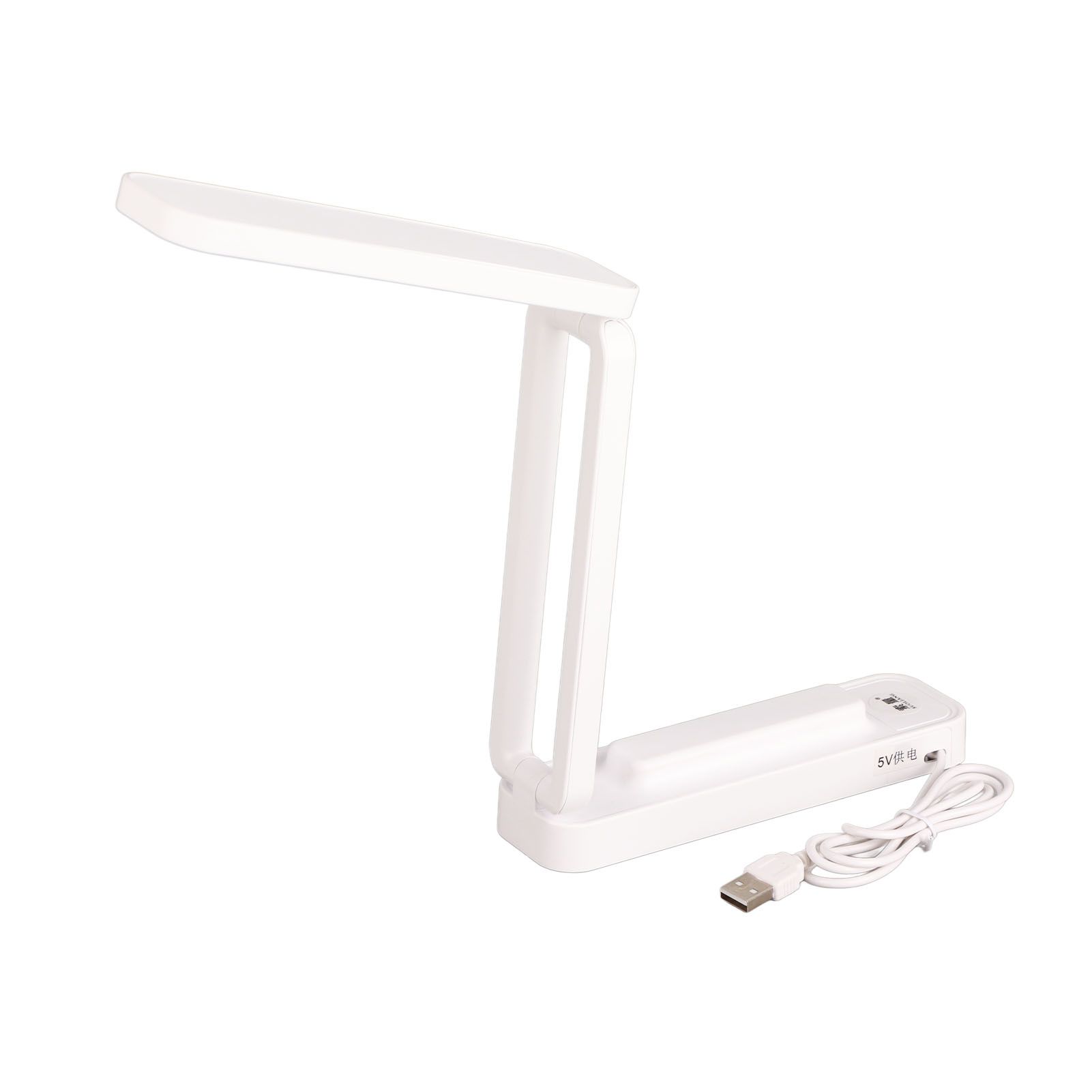 Desk Lamp Foldable Portable Plug in Soft Light Table Lamp for Office Home - Image 1