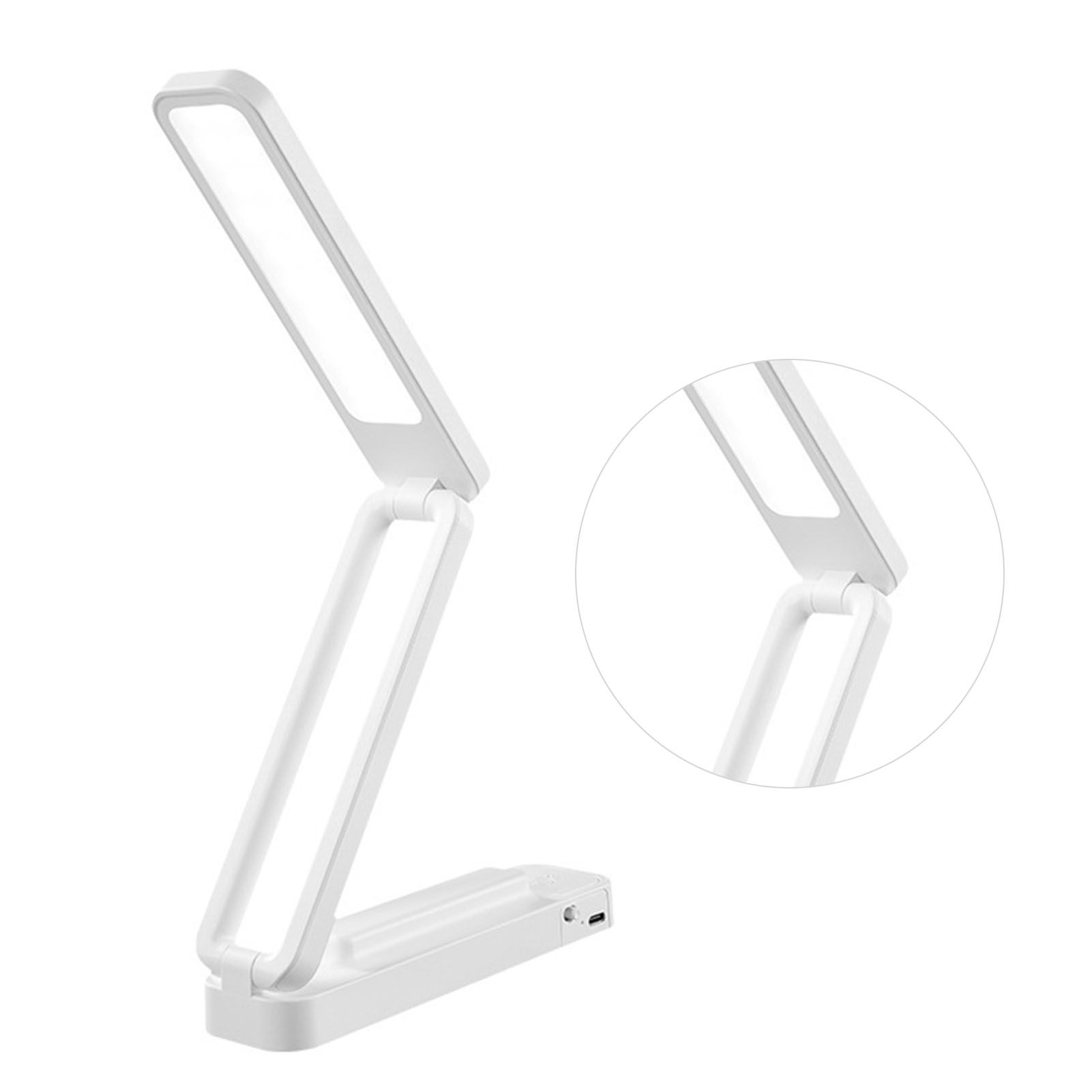 Desk Lamp Foldable Portable 3 Color Temperature Touch Dimming Function Remote Control Table Lamp for Office 947 White Rechargeable Models 2000 MAh - Image 2