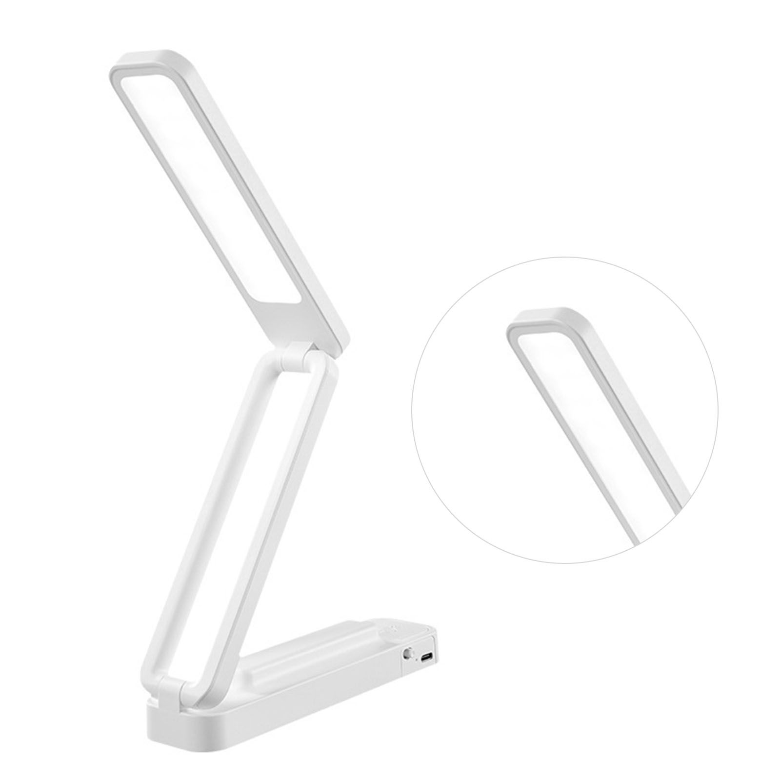 Desk Lamp Foldable Portable 3 Color Temperature Touch Dimming Function Remote Control Table Lamp for Office 947 White Rechargeable Models 2000 MAh - Image 3