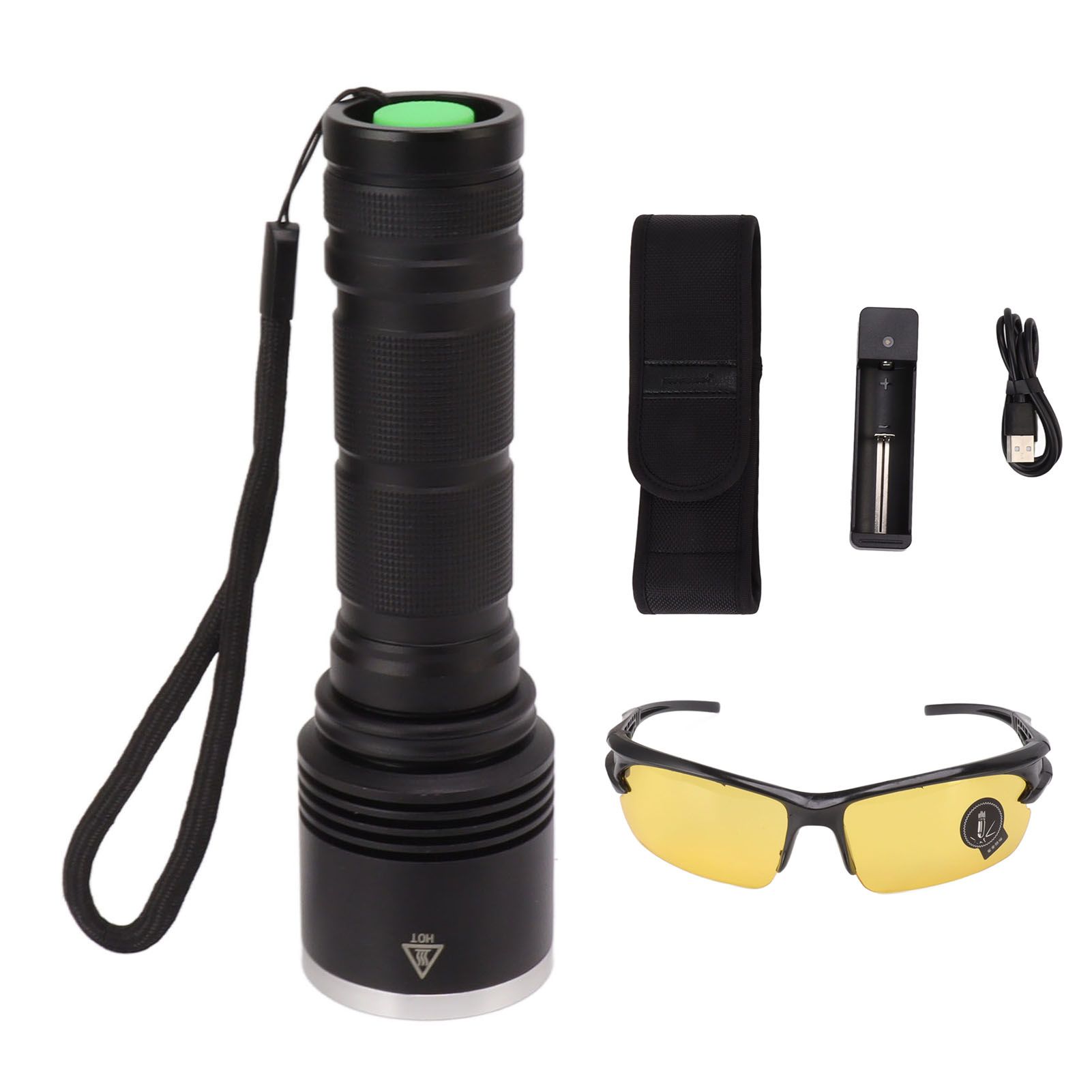 365nm UV Blacklight Flashlight USB Rechargeable Black Light Flashlight Pet Urine Detector for Resin Curing - Image 1
