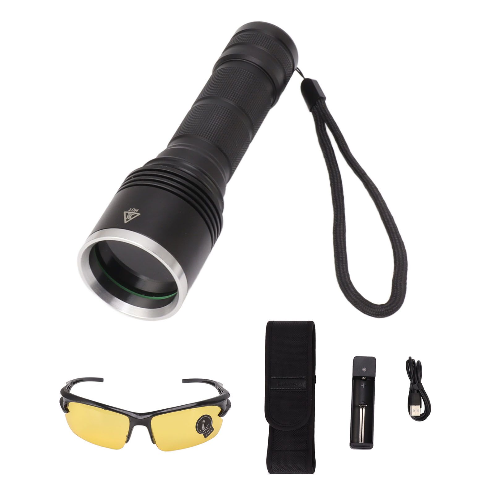 365nm UV Blacklight Flashlight USB Rechargeable Black Light Flashlight Pet Urine Detector for Resin Curing - Image 2