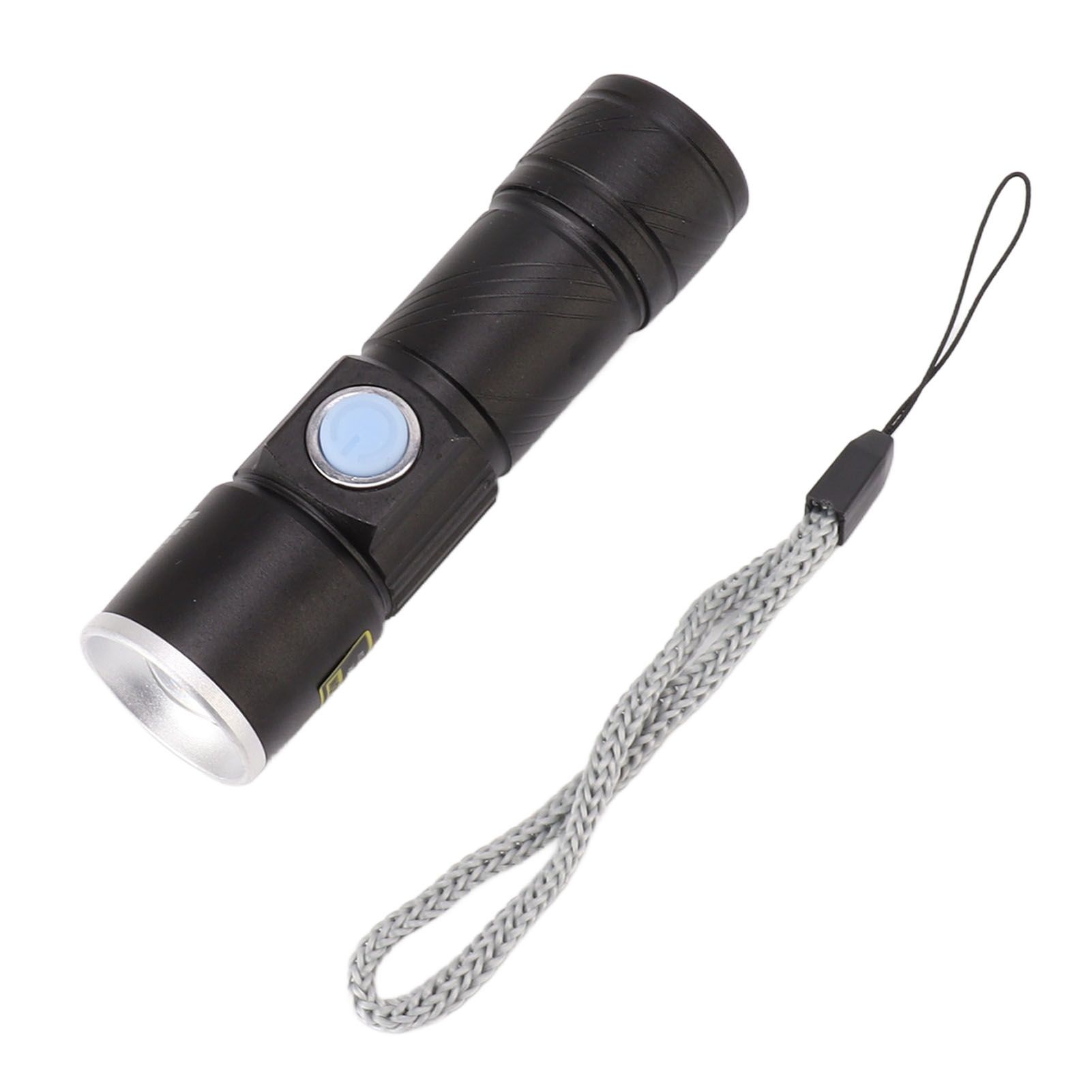 UV Flashlight USB 395nm LED Ultraviolet Black Light Detector for Fluorescent Agent Detection Jade Identification - Image 2