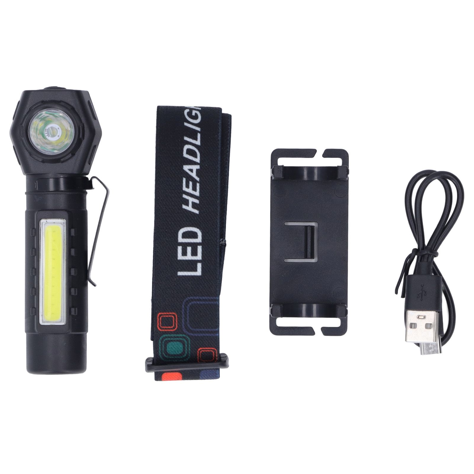 LED COB Head Lamp Professional High Brightness USB Rechargeable Portable Outdoor Headlight for Outdoor Camping Hiking - Image 1