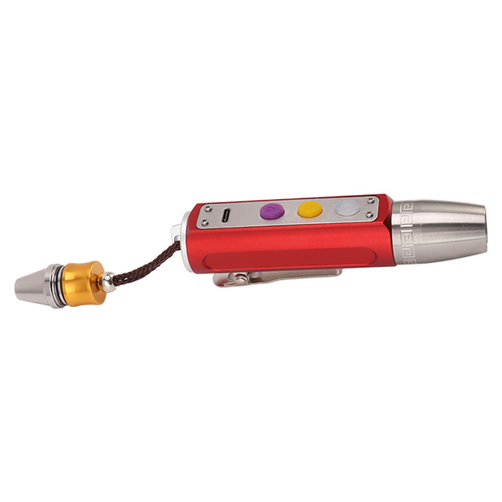 Jade Appraisal Light 3 Light Source Stepless Dimming LED Jade Identification Flashlight for Jewelry Red - Image 5