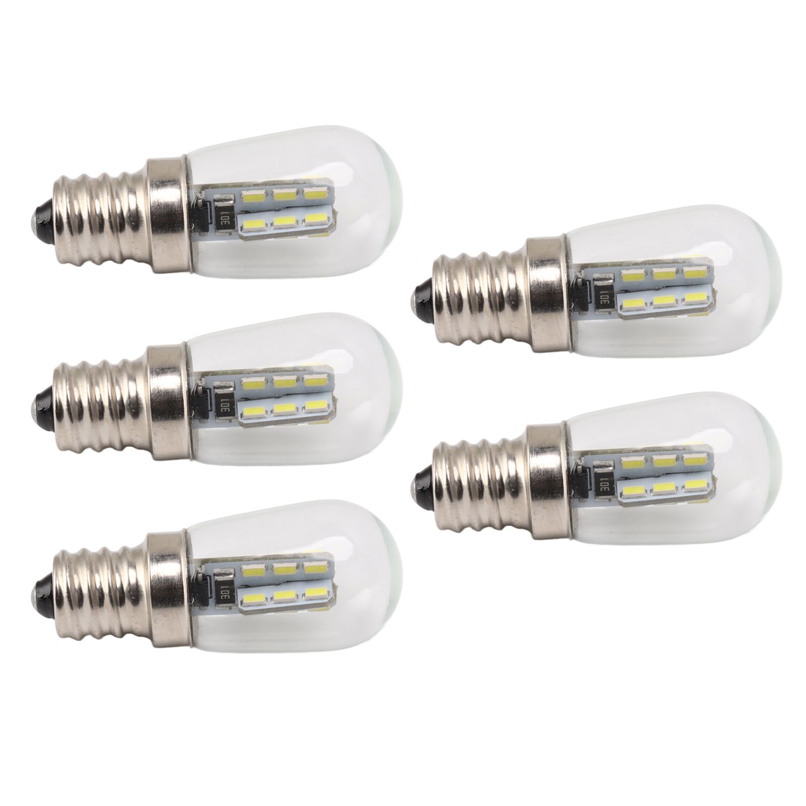 5Pcs E12 LED Bulb High Brightness 120V Fridge Lamp Bulb with 24pcs Bead for Refrigerator White Light - Image 3