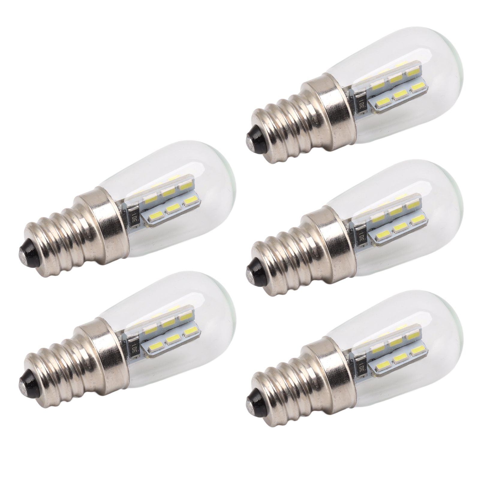 5Pcs E12 LED Bulb High Brightness 120V Fridge Lamp Bulb with 24pcs Bead for Refrigerator White Light - Image 4