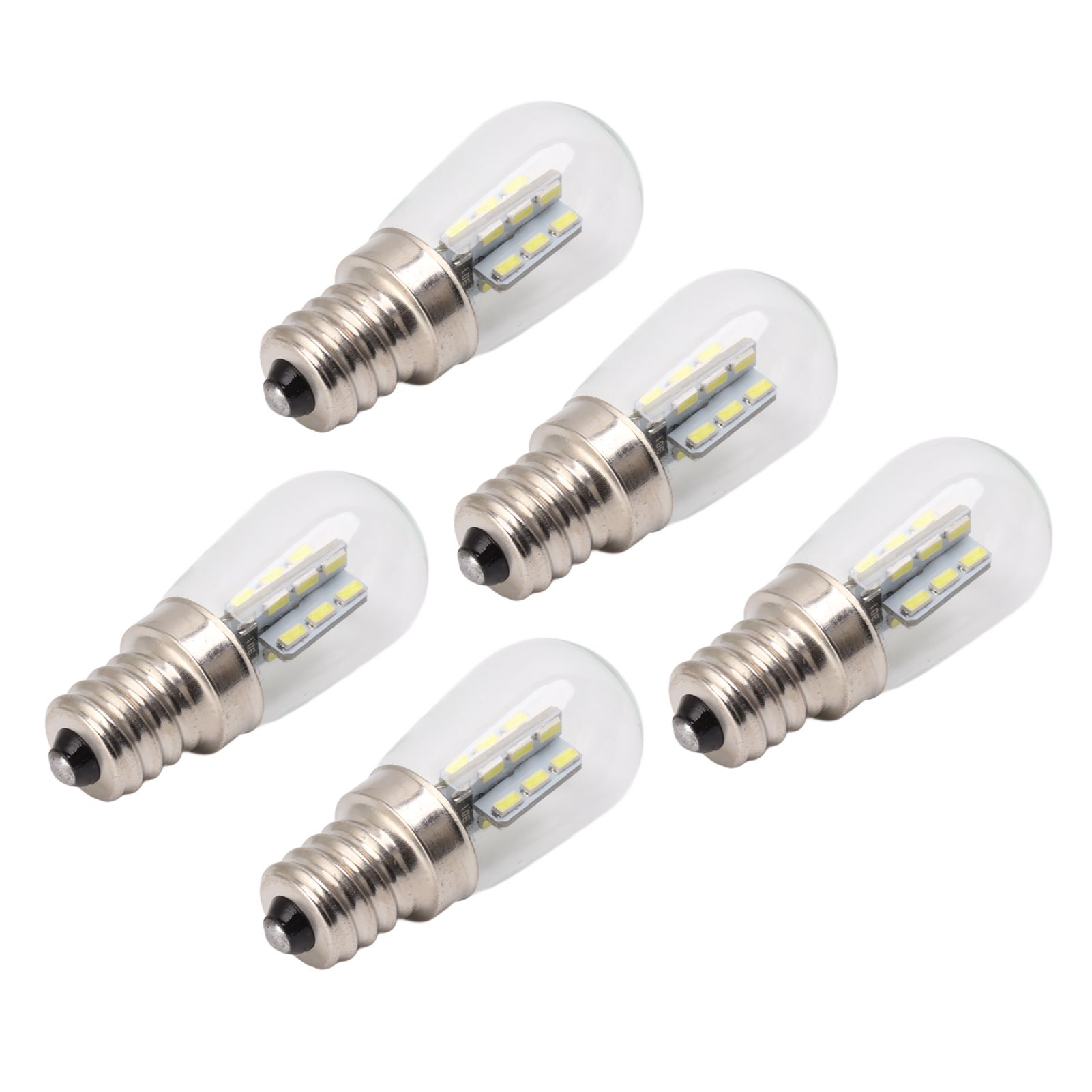 5Pcs E12 LED Bulb High Brightness 120V Fridge Lamp Bulb with 24pcs Bead for Refrigerator White Light - Image 5