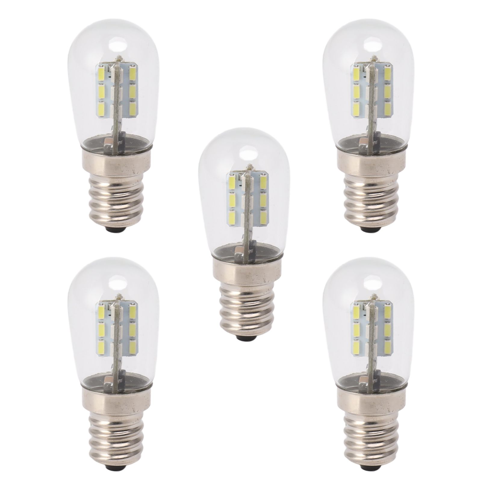 5Pcs E12 LED Bulb High Brightness 120V Fridge Lamp Bulb with 24pcs Bead for Refrigerator White Light - Image 6