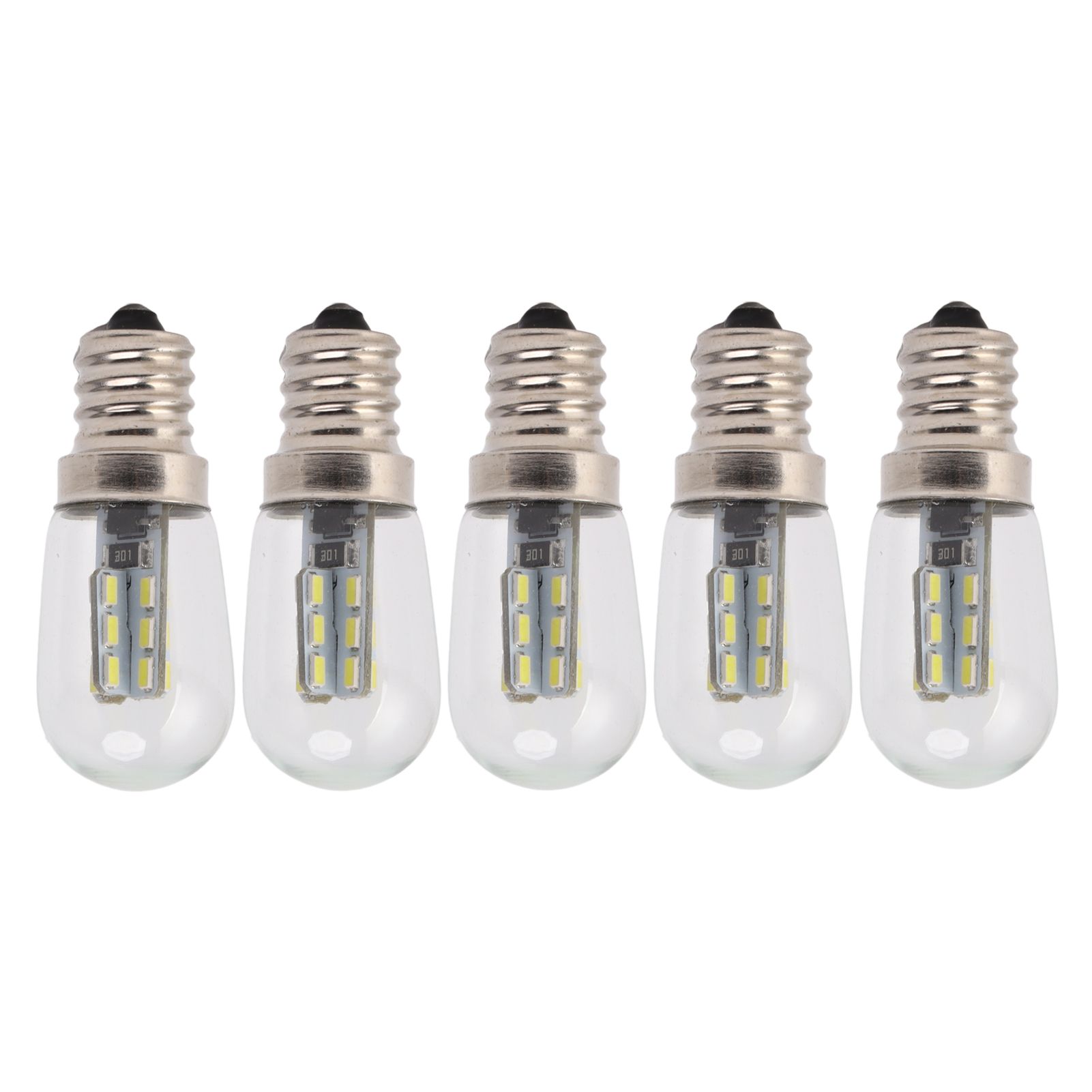 5Pcs E12 LED Bulb High Brightness 120V Fridge Lamp Bulb with 24pcs Bead for Refrigerator White Light - Image 7