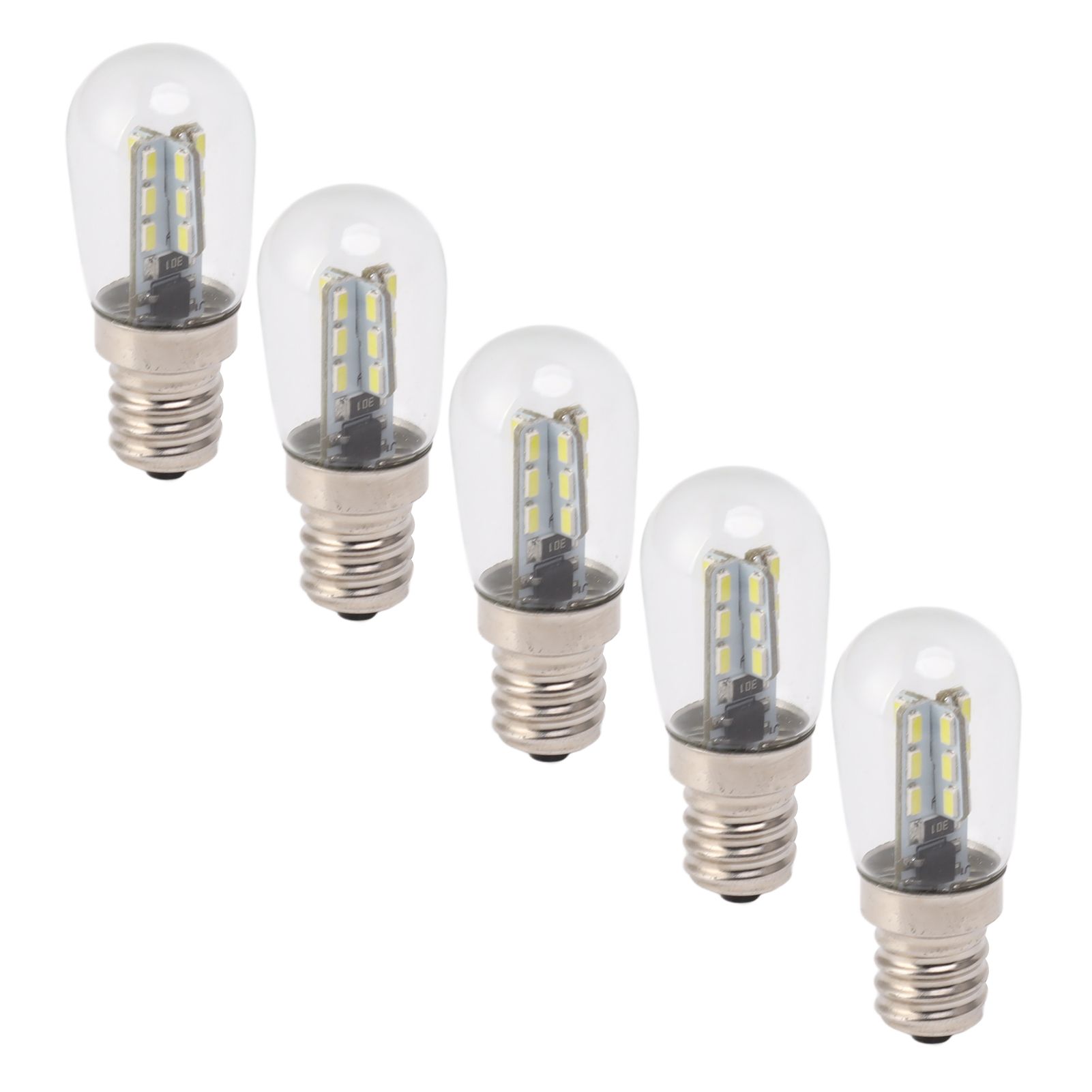 5Pcs E12 LED Bulb High Brightness 120V Fridge Lamp Bulb with 24pcs Bead for Refrigerator White Light - Image 8