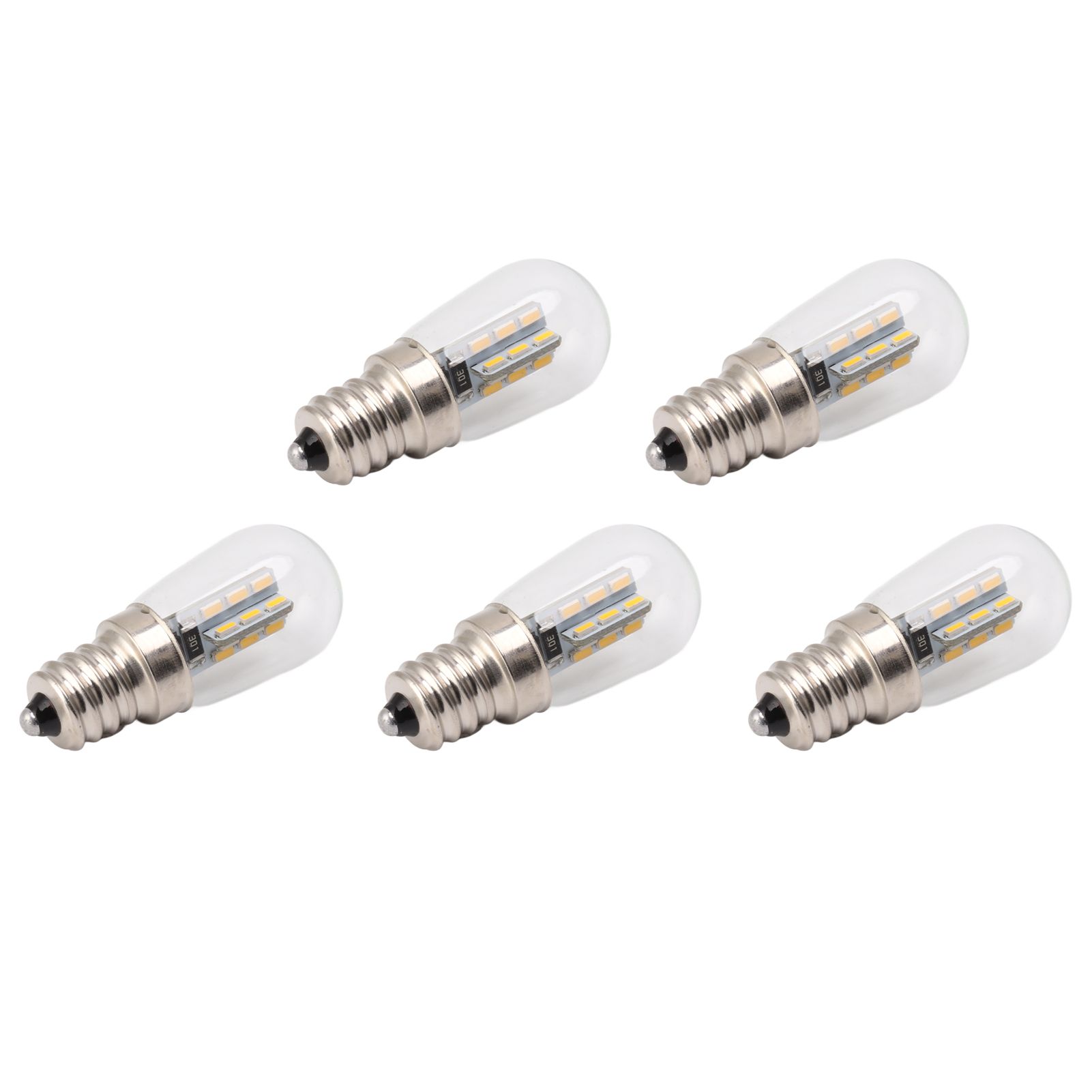 5Pcs E12 LED Bulb High Brightness 120V Fridge Lamp Bulb with 24pcs Bead for Refrigerator Warm Light - Image 6