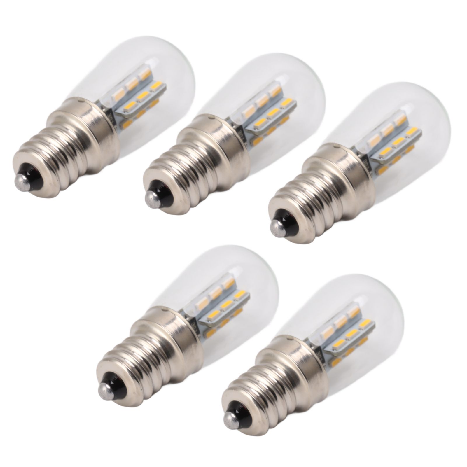 5Pcs E12 LED Bulb High Brightness 120V Fridge Lamp Bulb with 24pcs Bead for Refrigerator Warm Light - Image 8