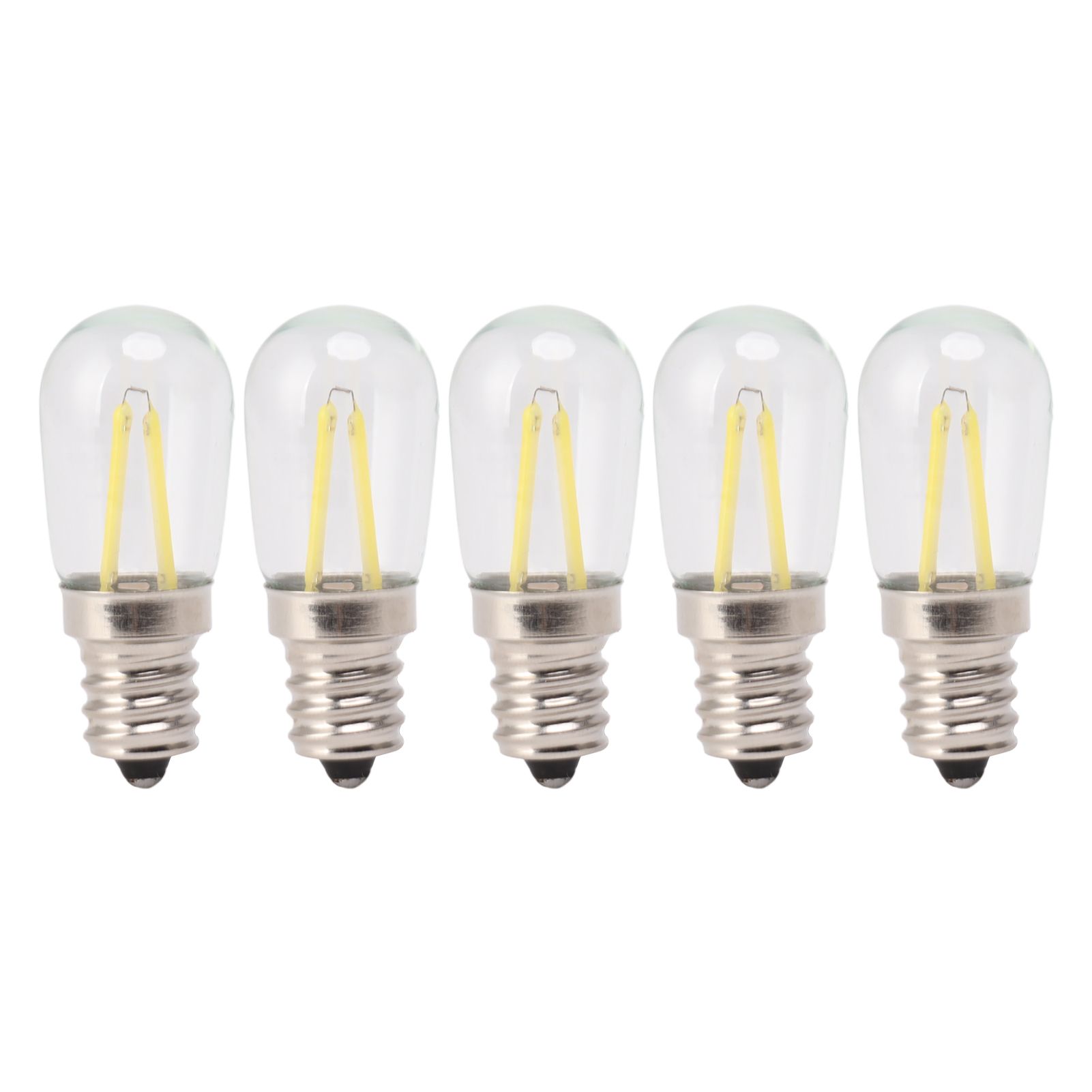 5Pcs Refrigerator Lamp Bulb Low Heat Low Power Consumption E12 LED Fridge Light Bulb 120V White Light - Image 1