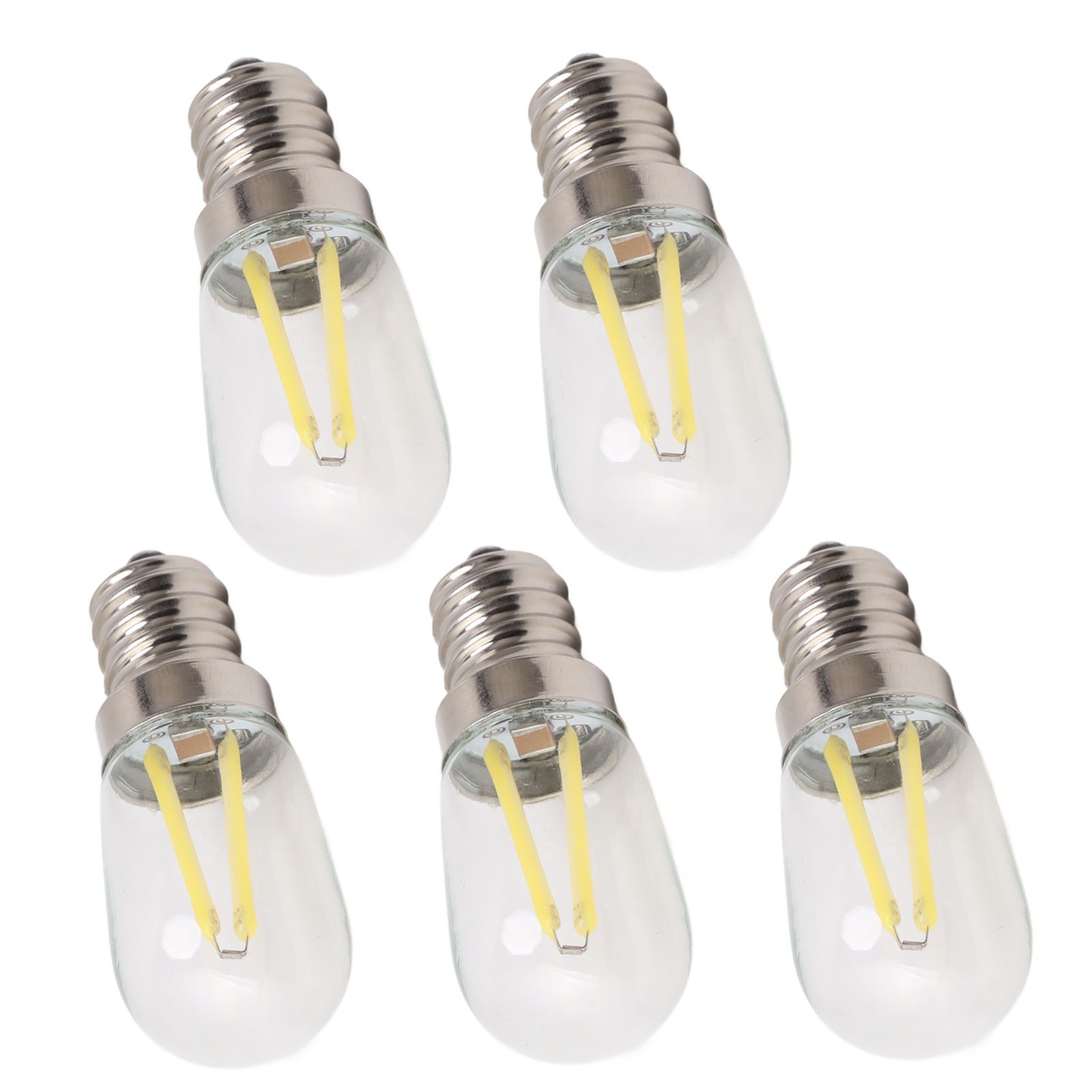5Pcs Refrigerator Lamp Bulb Low Heat Low Power Consumption E12 LED Fridge Light Bulb 120V White Light - Image 2