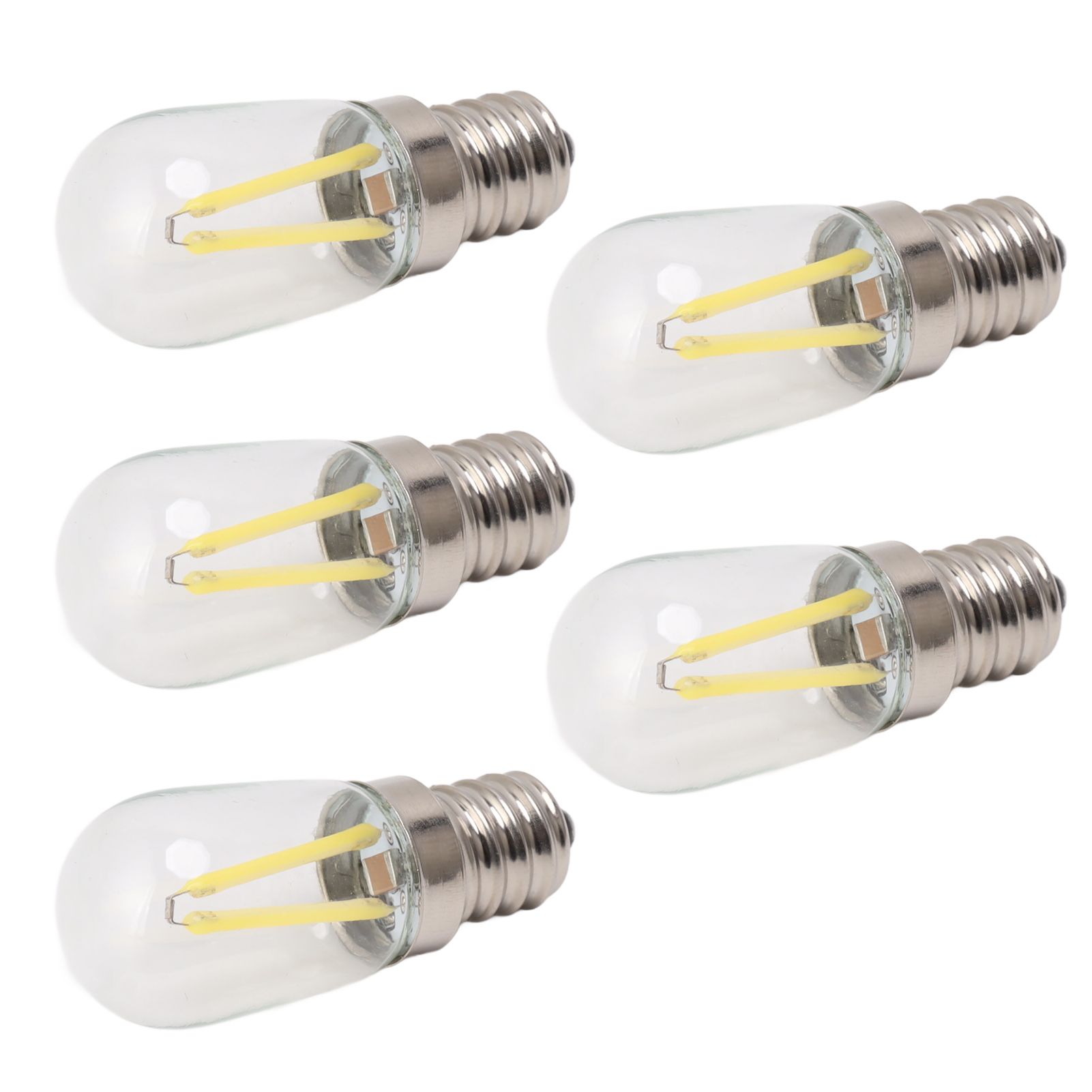 5Pcs Refrigerator Lamp Bulb Low Heat Low Power Consumption E12 LED Fridge Light Bulb 120V White Light - Image 3