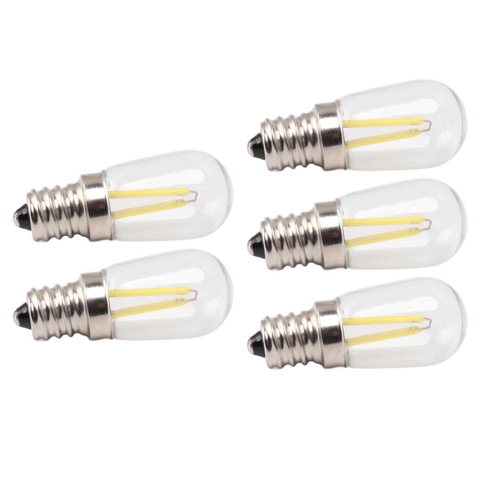 5Pcs Refrigerator Lamp Bulb Low Heat Low Power Consumption E12 LED Fridge Light Bulb 120V White Light - Image 4