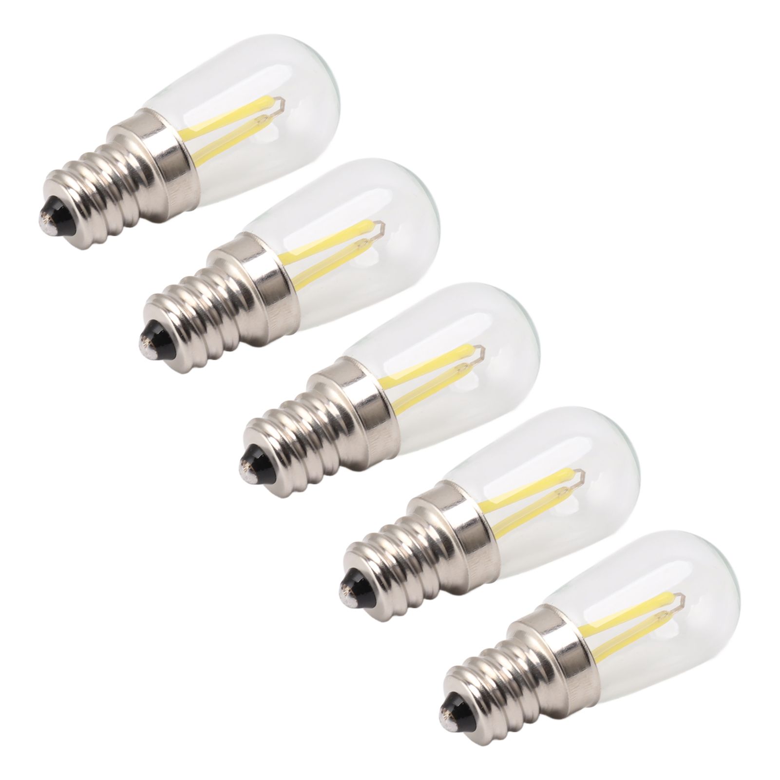 5Pcs Refrigerator Lamp Bulb Low Heat Low Power Consumption E12 LED Fridge Light Bulb 120V White Light - Image 8