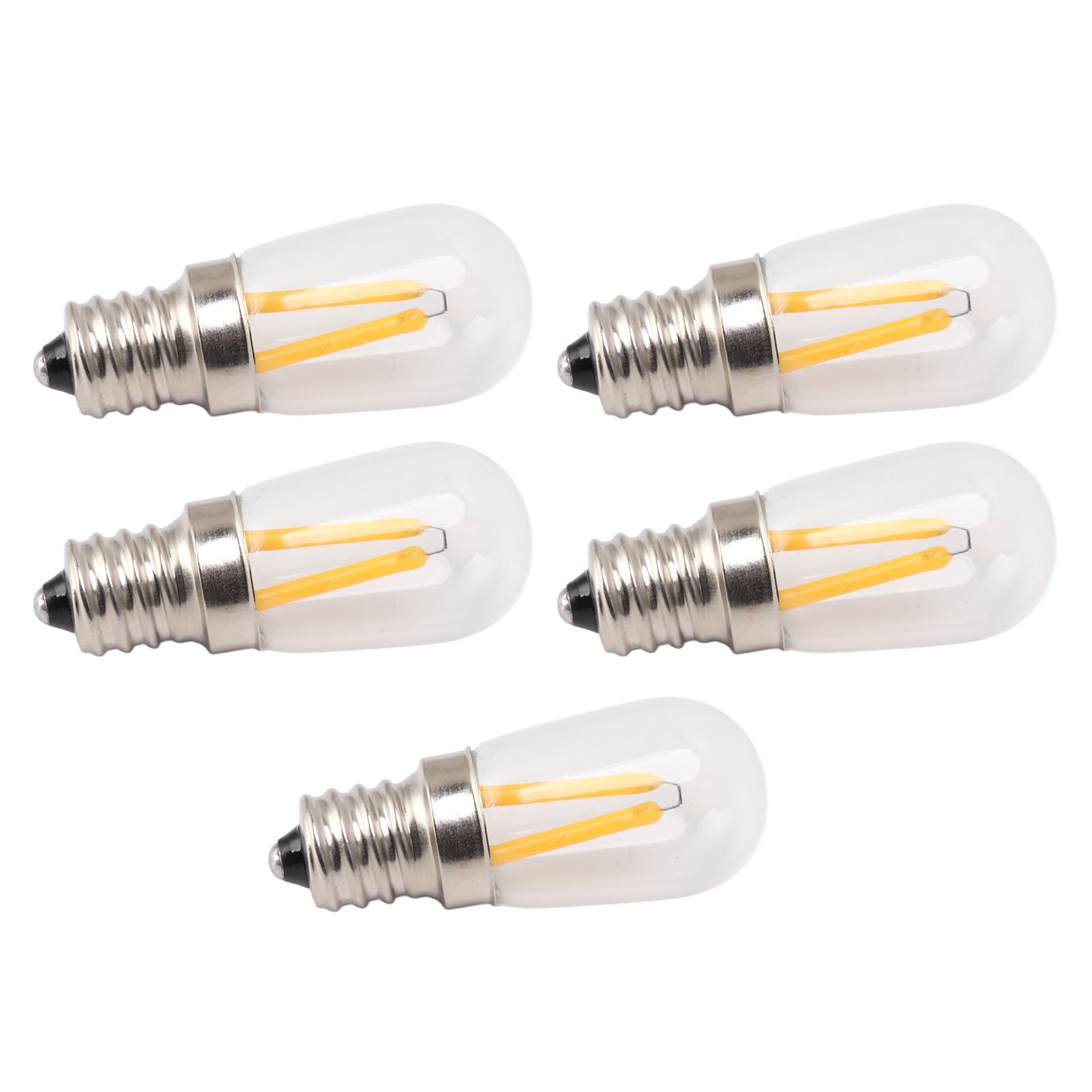5Pcs Refrigerator Lamp Bulb Low Heat Low Power Consumption E12 LED Fridge Light Bulb 120V Warm Light - Image 3