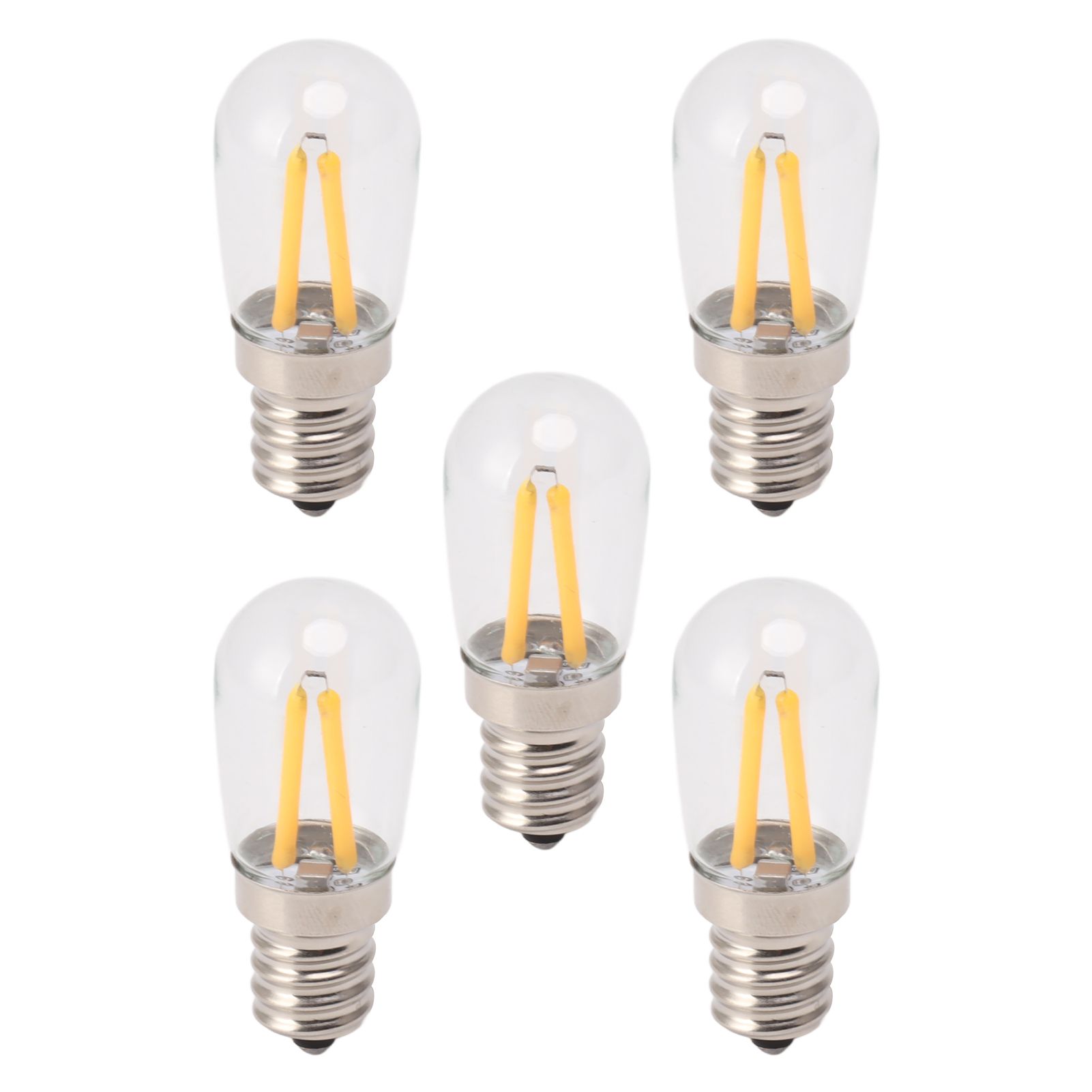 5Pcs Refrigerator Lamp Bulb Low Heat Low Power Consumption E12 LED Fridge Light Bulb 120V Warm Light - Image 4