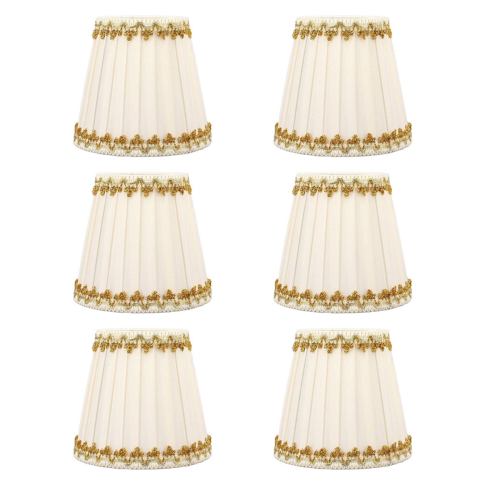 6Pcs Lampshade Candle Lamp Shade Modern Simple Style Home Decoration for Small E14 Bulb - Image 4