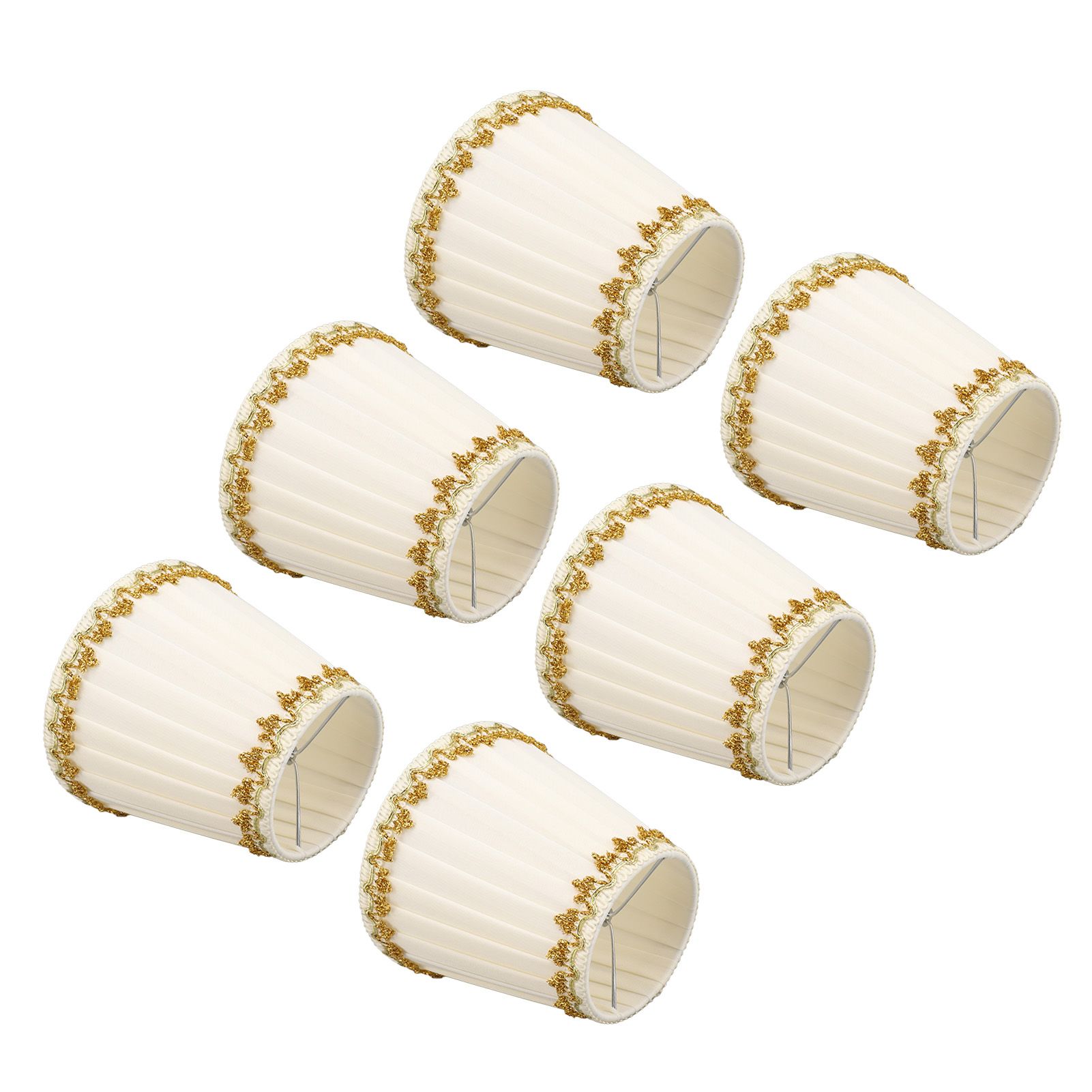 6Pcs Lampshade Candle Lamp Shade Modern Simple Style Home Decoration for Small E14 Bulb - Image 8
